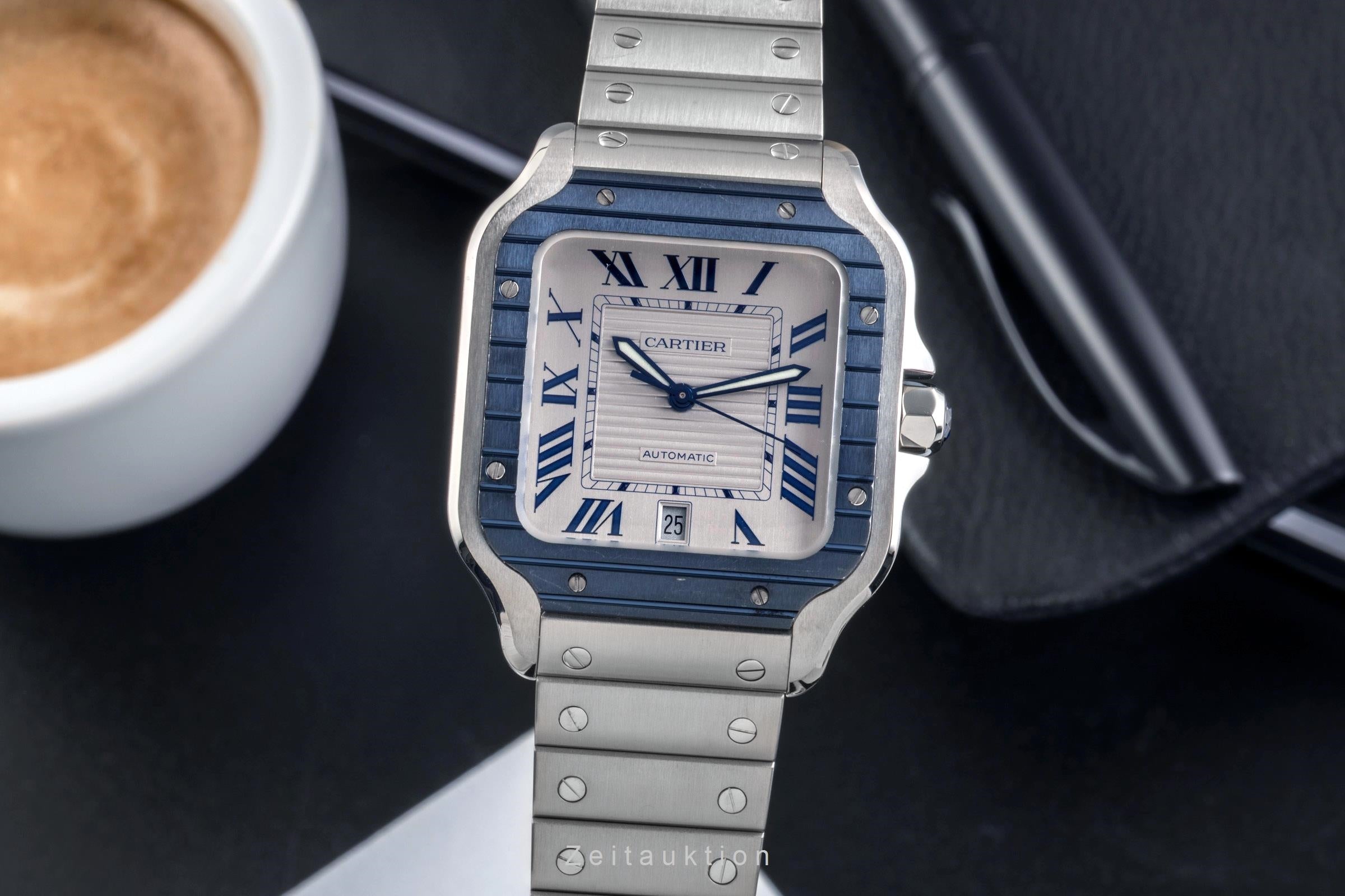 Cartier Santos Stahl Automatik 1847 MC WSSA0047 2502982