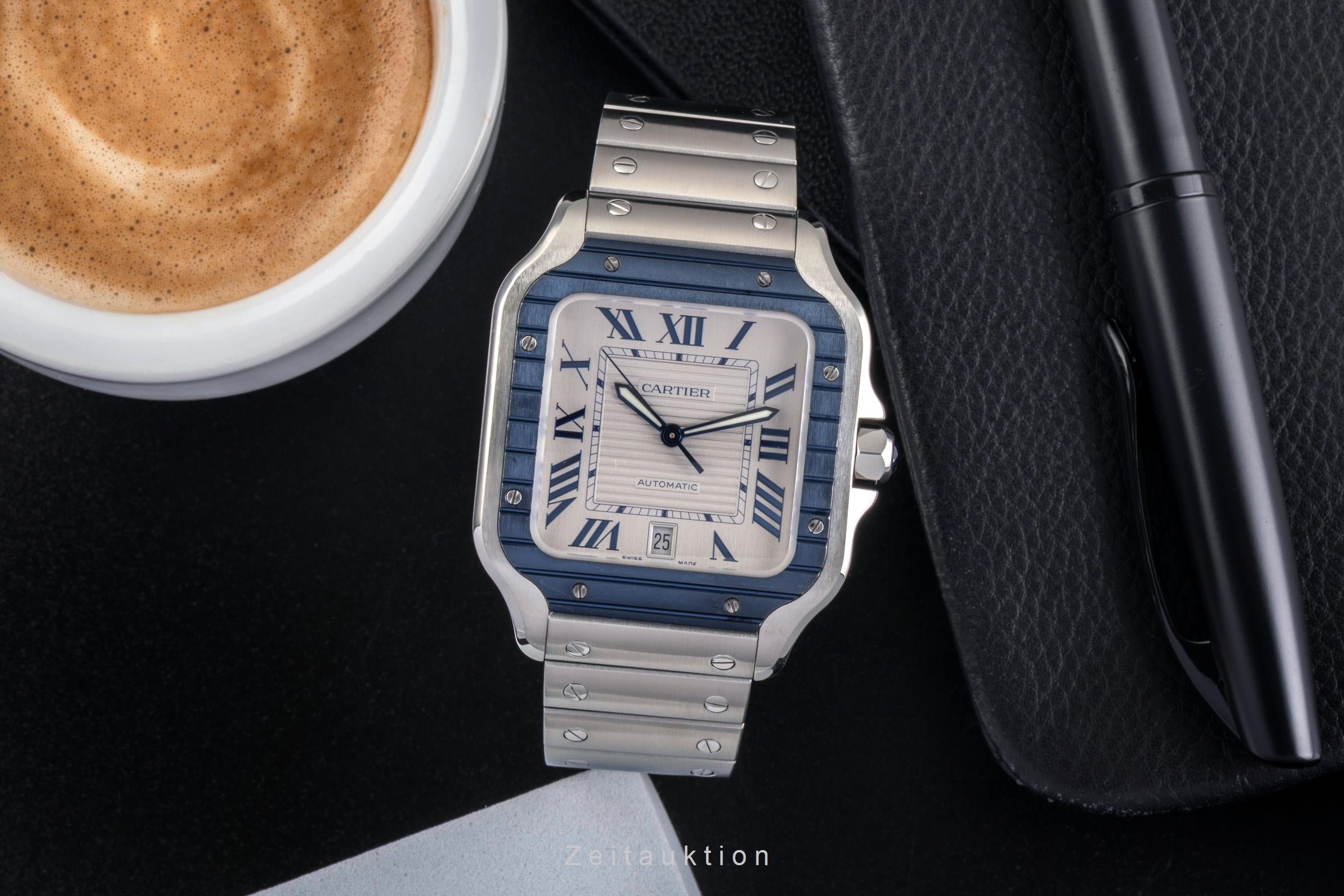 Cartier Santos Stahl Automatik 1847 MC WSSA0047 2502982