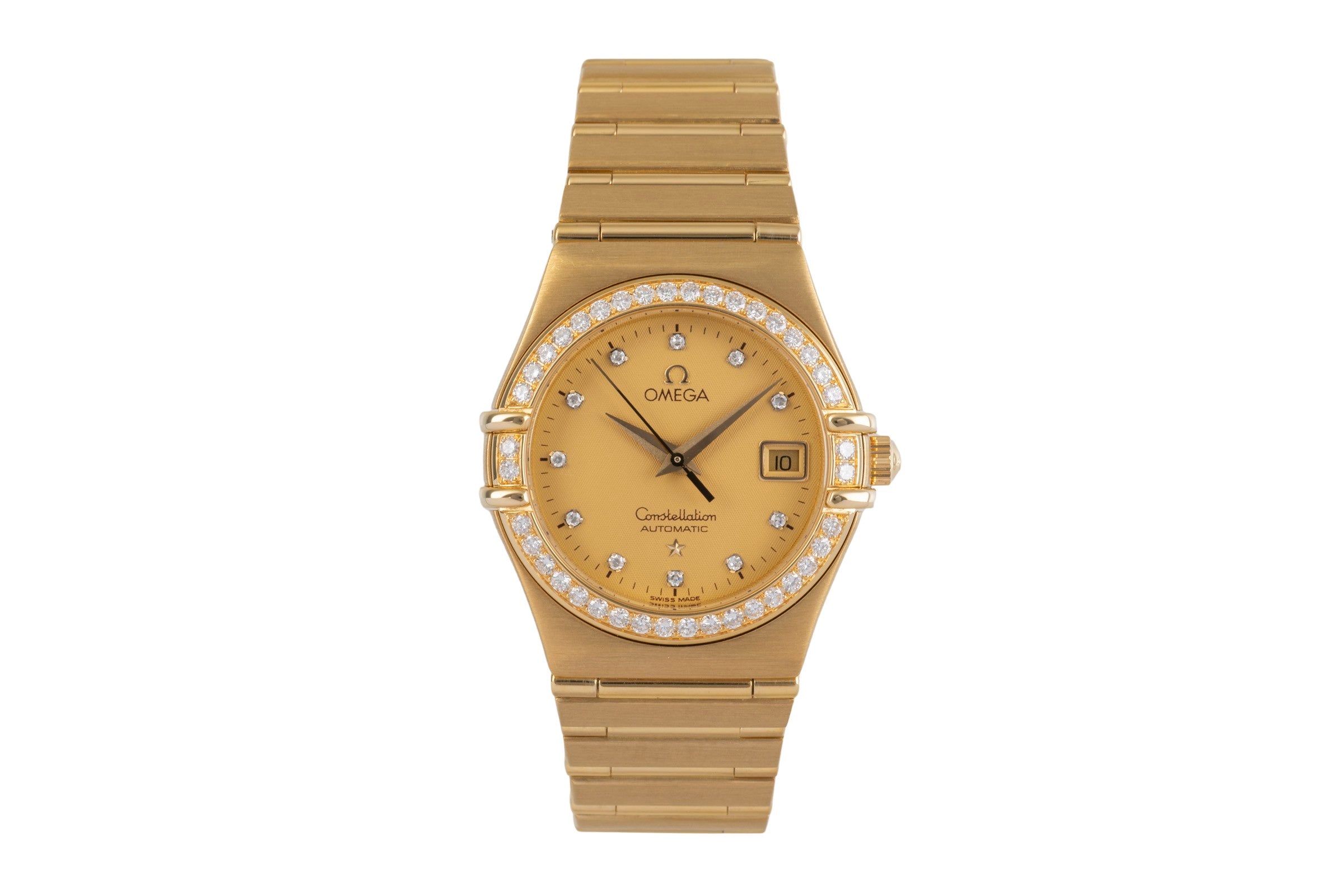 Omega Constellation 18 ct gold automatic women's watch 1197.15.00  [2502984]