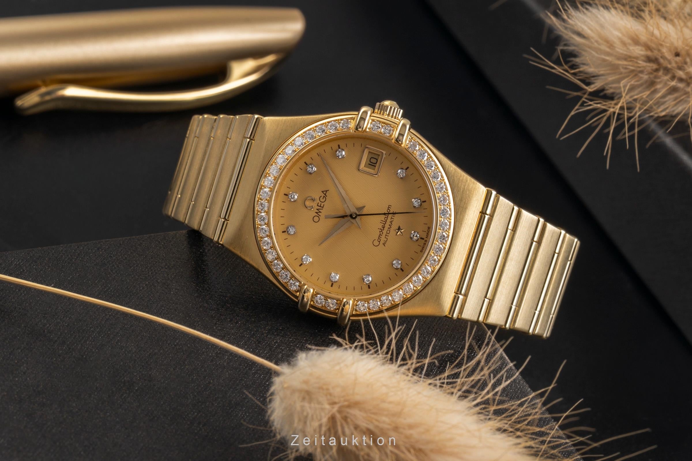Omega Constellation or 18 ct automatique montre pour femmes 1197.15.00  [2502984]