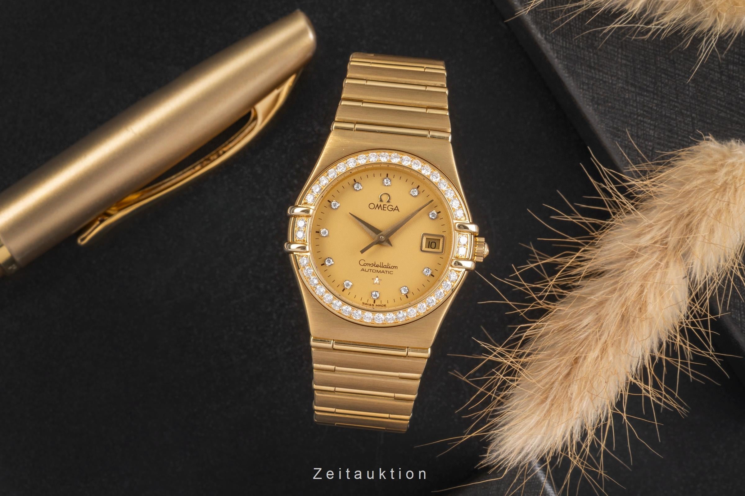 Omega Constellation or 18 ct automatique montre pour femmes 1197.15.00  [2502984]