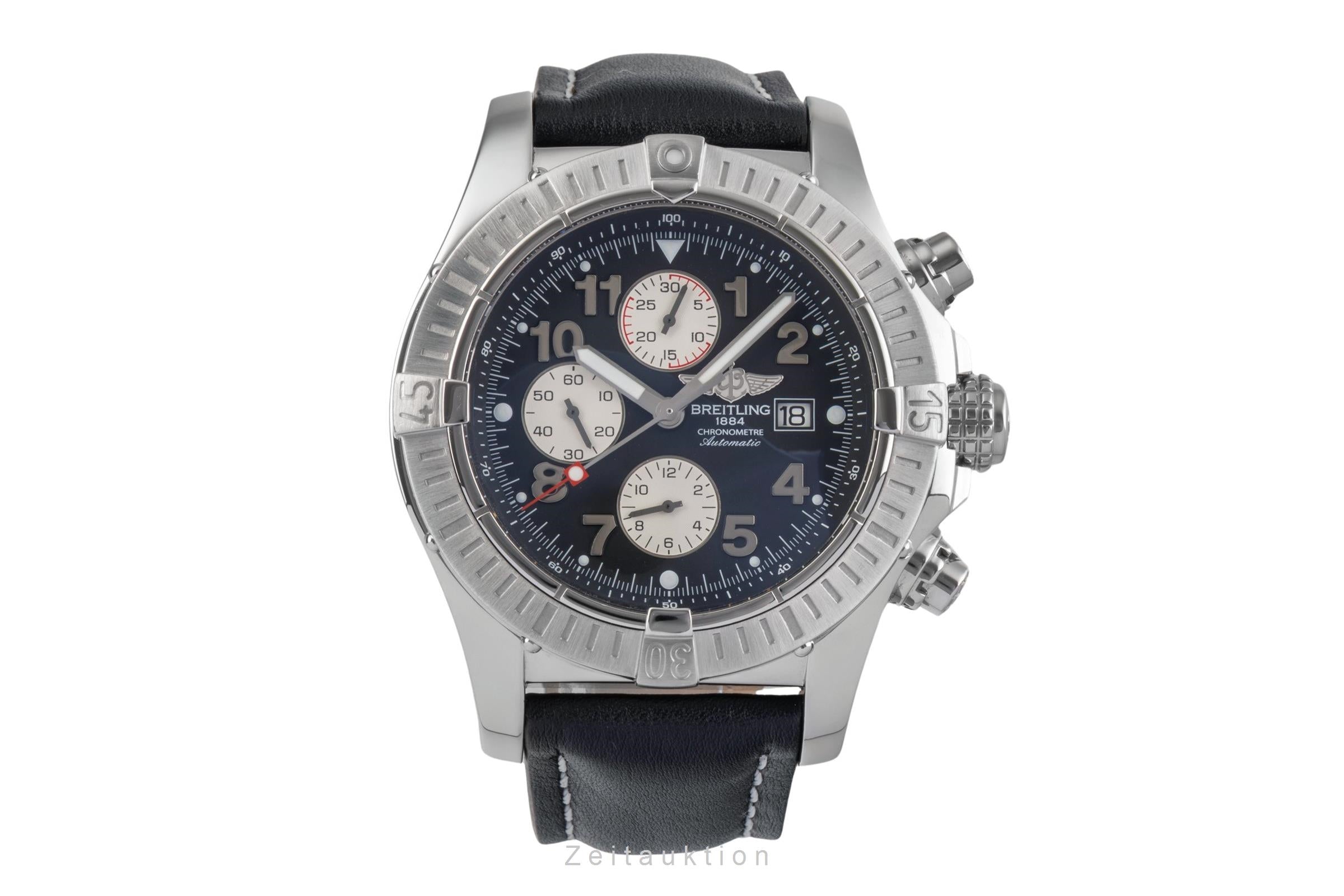 Breitling Super Avenger cronografo acciaio automatismo orologio da uomo A13370  [2502987]