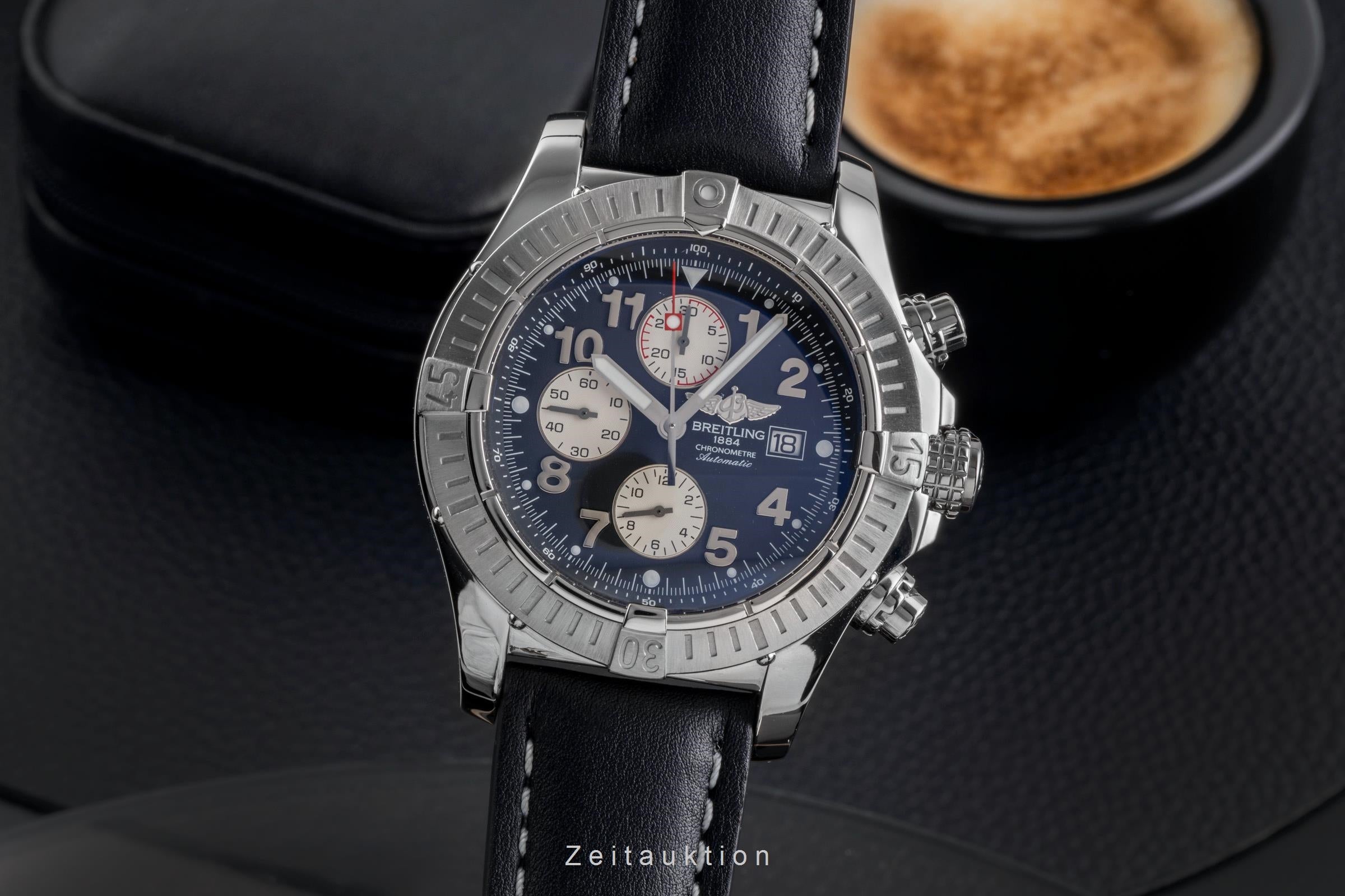 Breitling Super Avenger cronografo acciaio automatismo orologio da uomo A13370  [2502987]