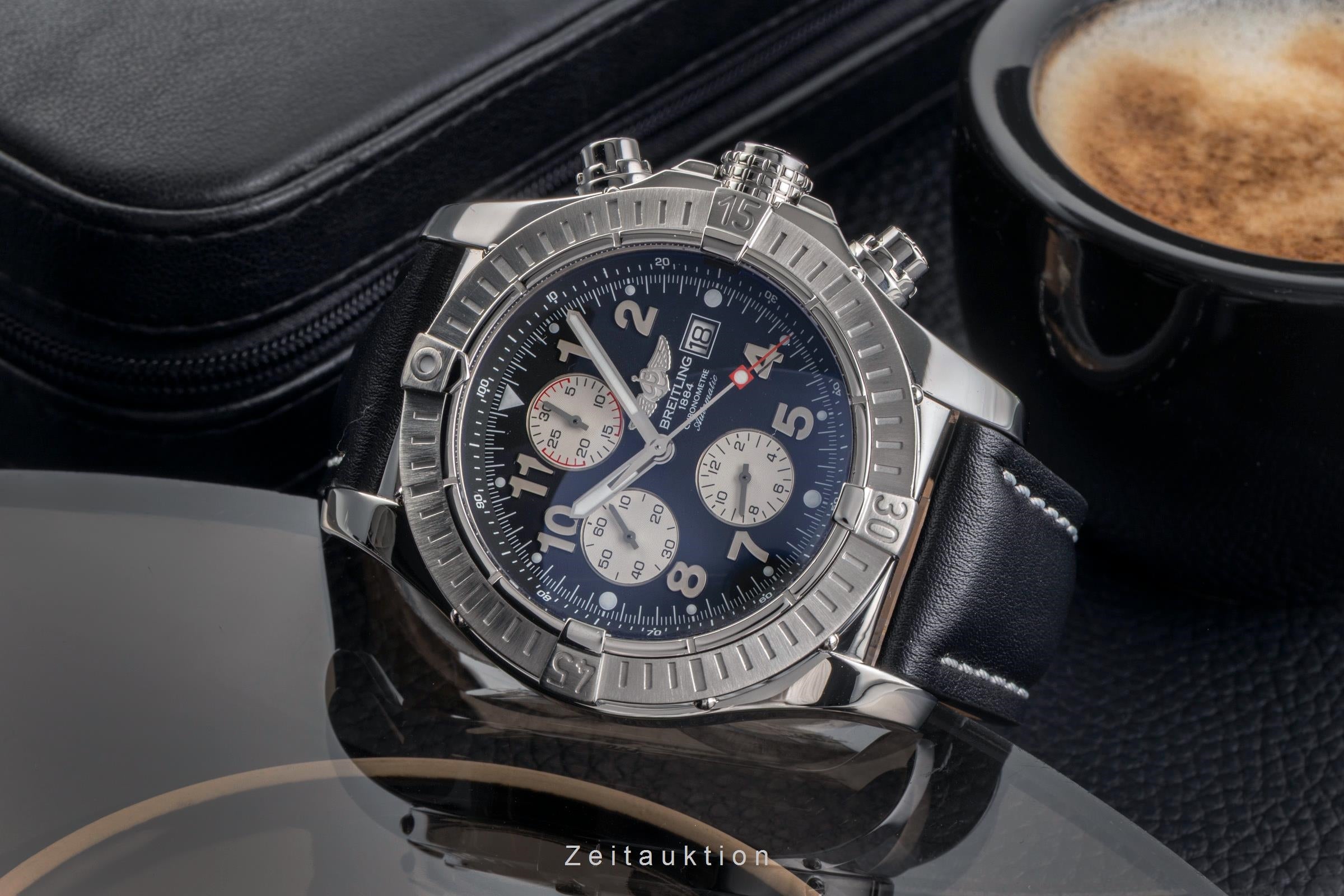 Breitling Super Avenger cronografo acciaio automatismo orologio da uomo A13370  [2502987]