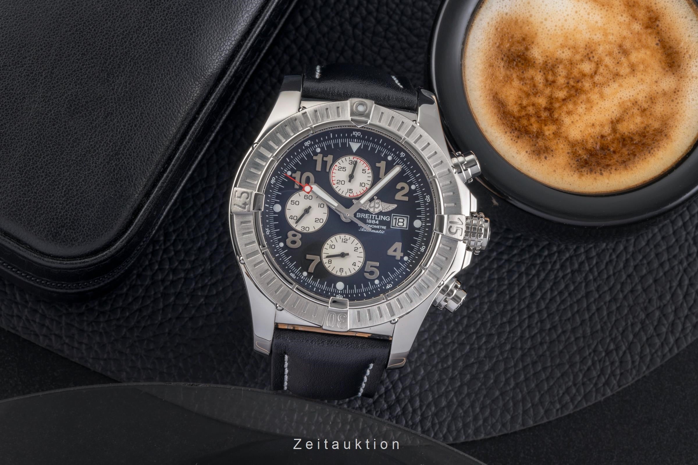 Breitling Super Avenger cronografo acciaio automatismo orologio da uomo A13370  [2502987]