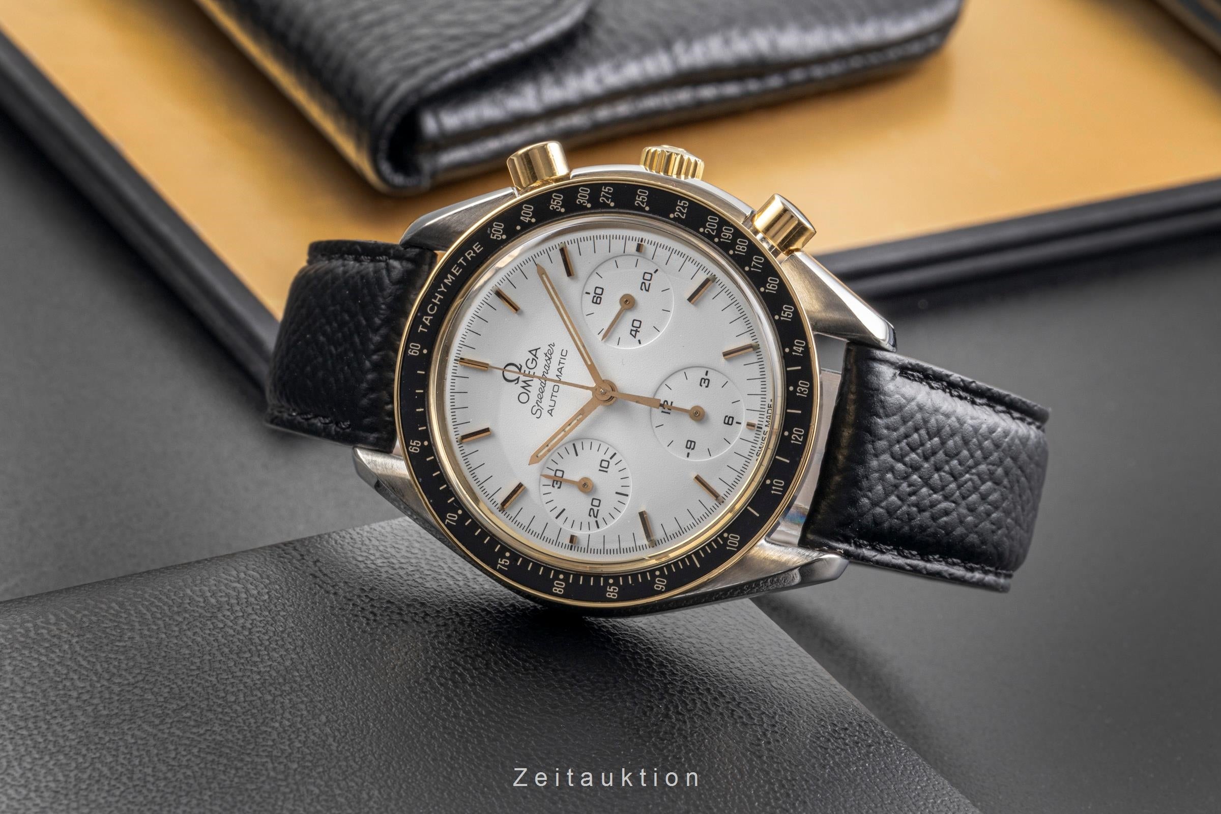 Omega Speedmaster chronograph steel / gold automatic Kal. 1140 Ref