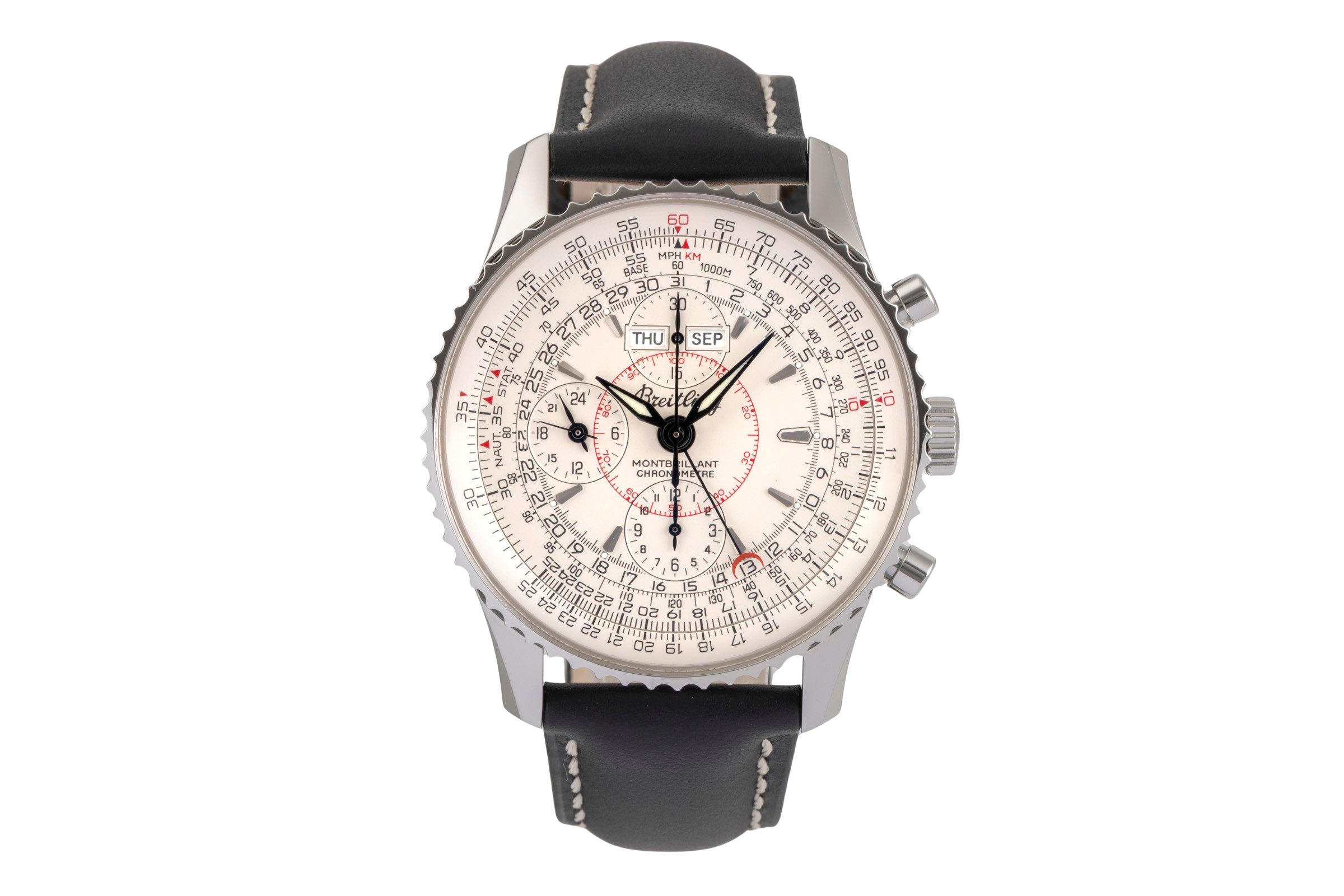 Breitling Montbrillant Datora chronograph steel automatic Kal. B21