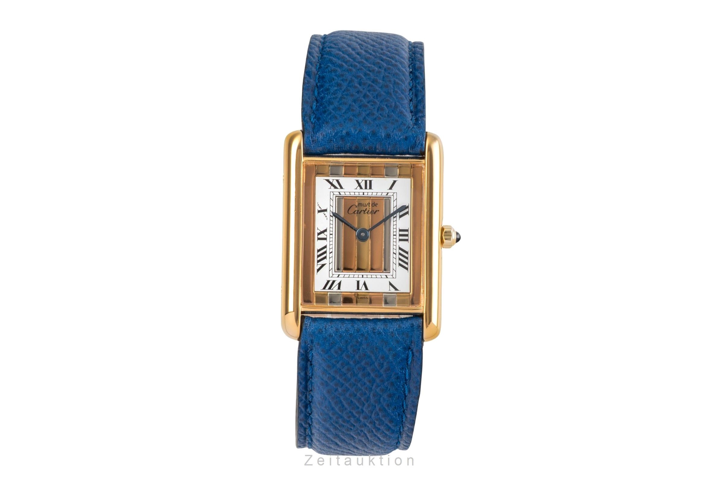 Cartier Tank Trinity vergoldet Quarz Unisex Ref. 681006 Klassiker [2502999]