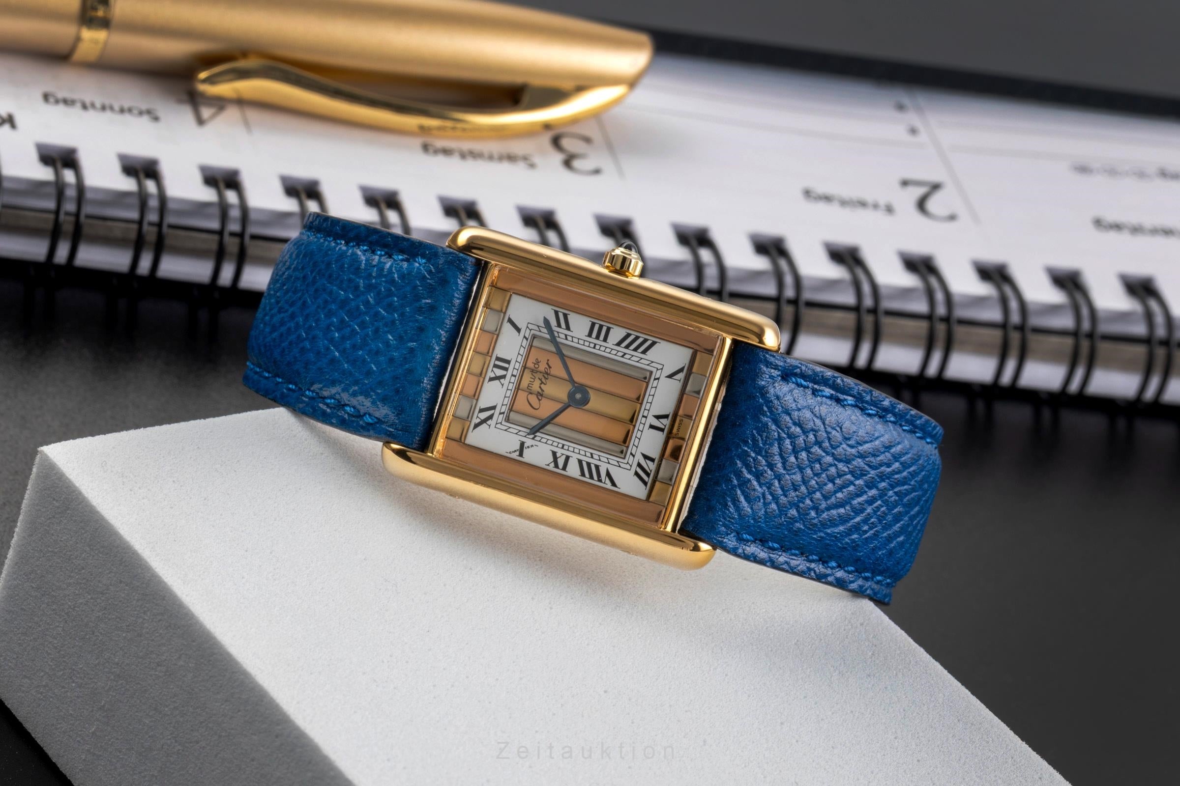 Cartier Tank Trinity vergoldet Quarz Unisex Ref. 681006 Klassiker [2502999]