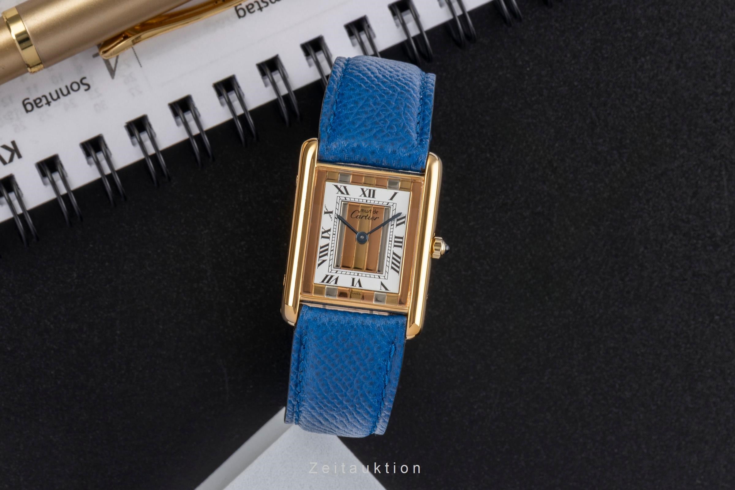 Cartier Tank Trinity vergoldet Quarz Unisex Ref. 681006 Klassiker [2502999]