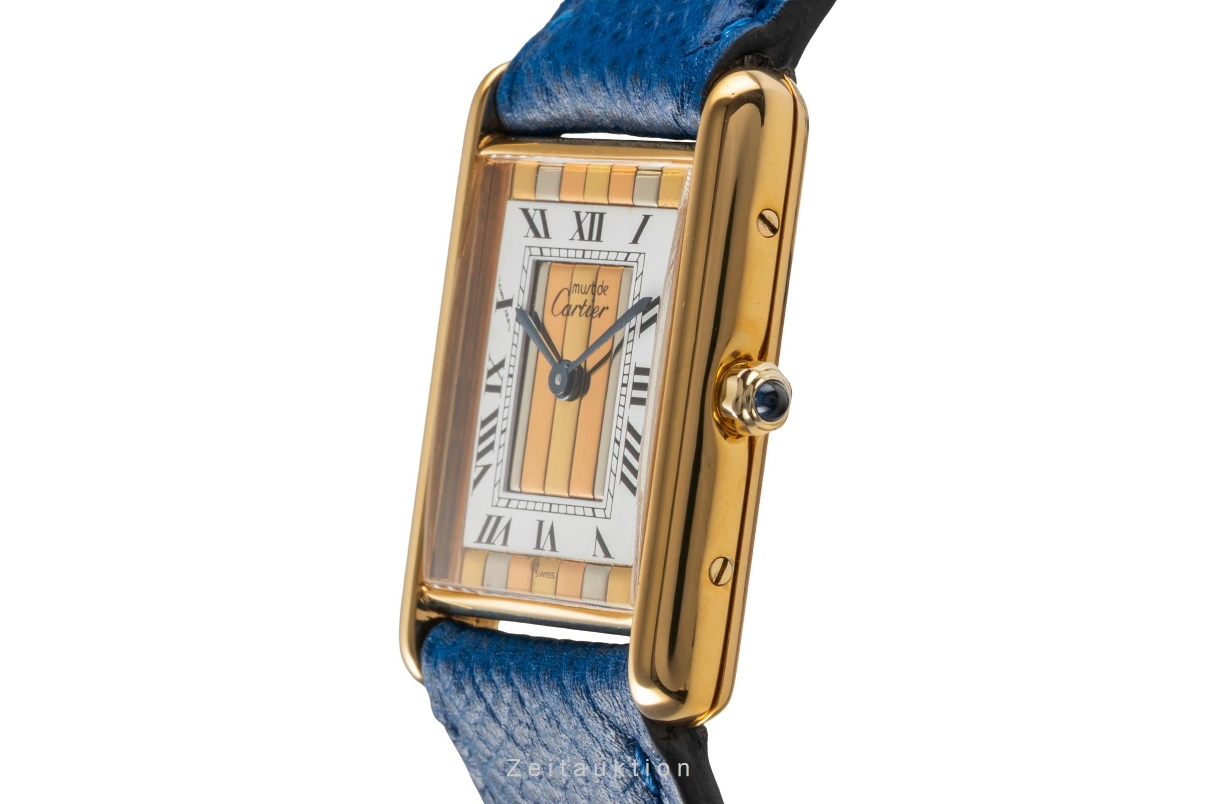 Cartier Tank Trinity vergoldet Quarz Unisex Ref. 681006 Klassiker [2502999]