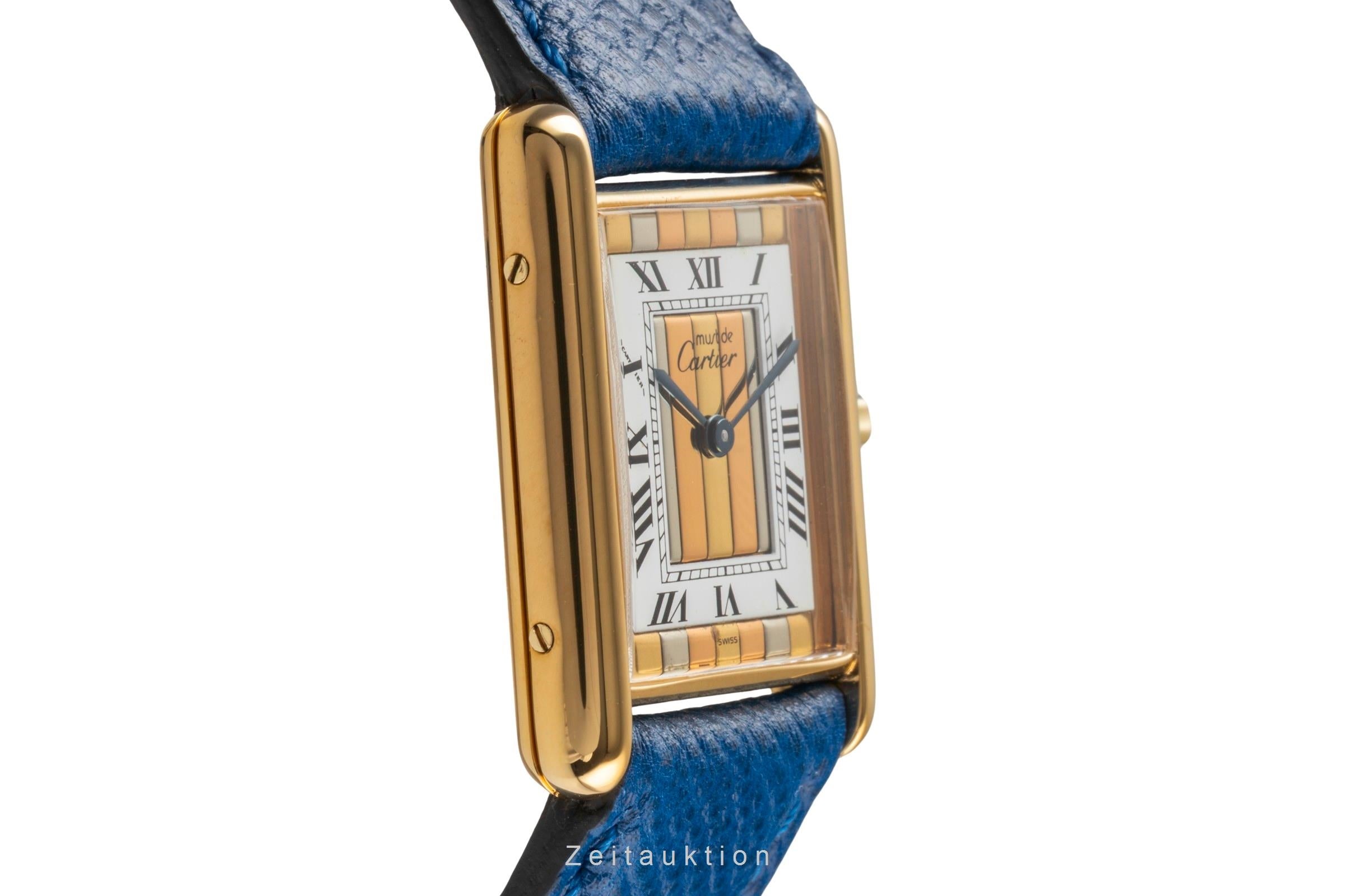 Cartier Tank Trinity vergoldet Quarz Unisex Ref. 681006 Klassiker [2502999]