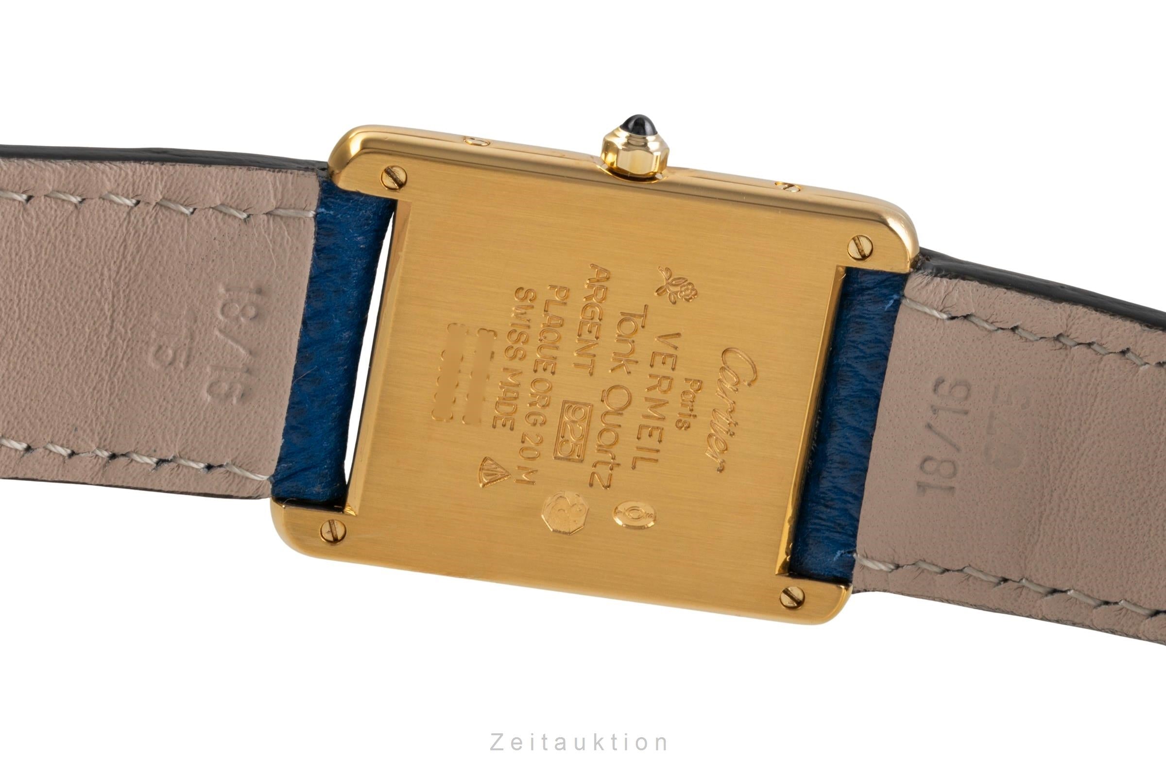 Cartier Tank Trinity vergoldet Quarz Unisex Ref. 681006 Klassiker [2502999]