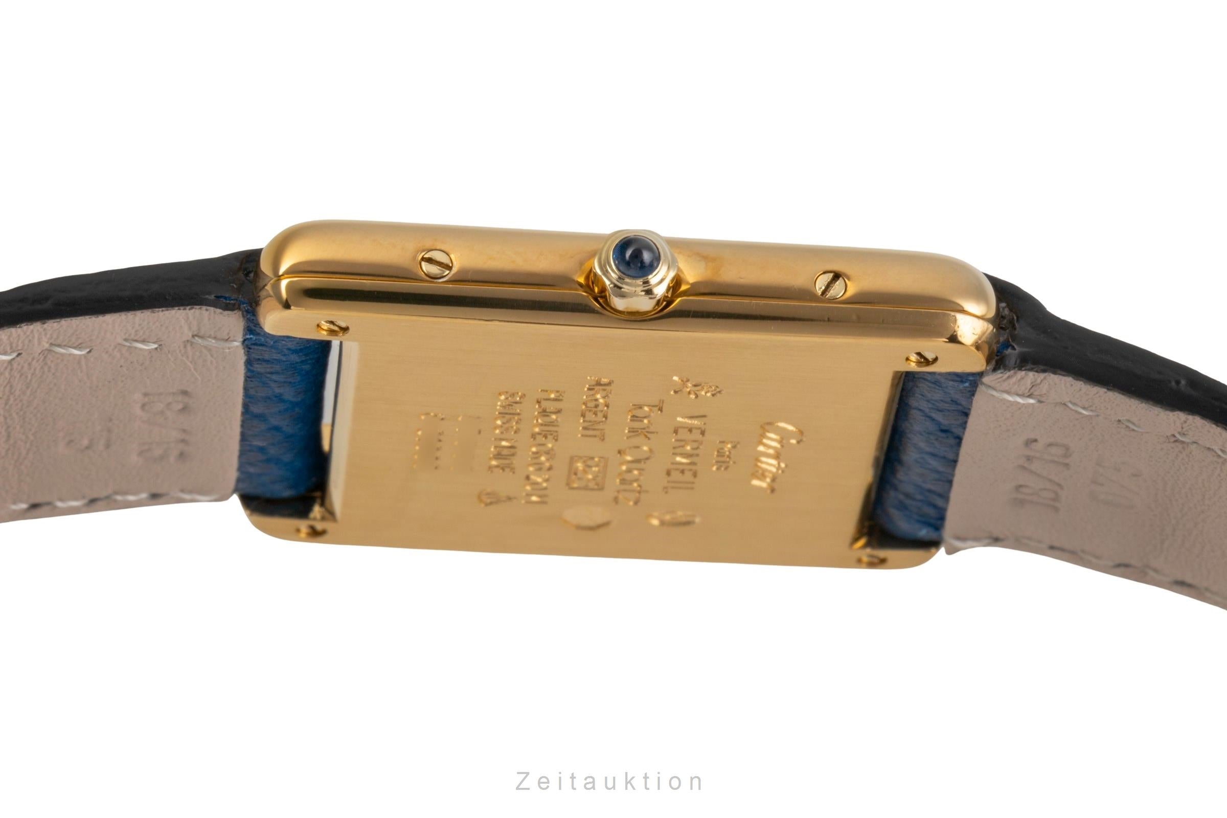 Cartier Tank Trinity vergoldet Quarz Unisex Ref. 681006 Klassiker [2502999]