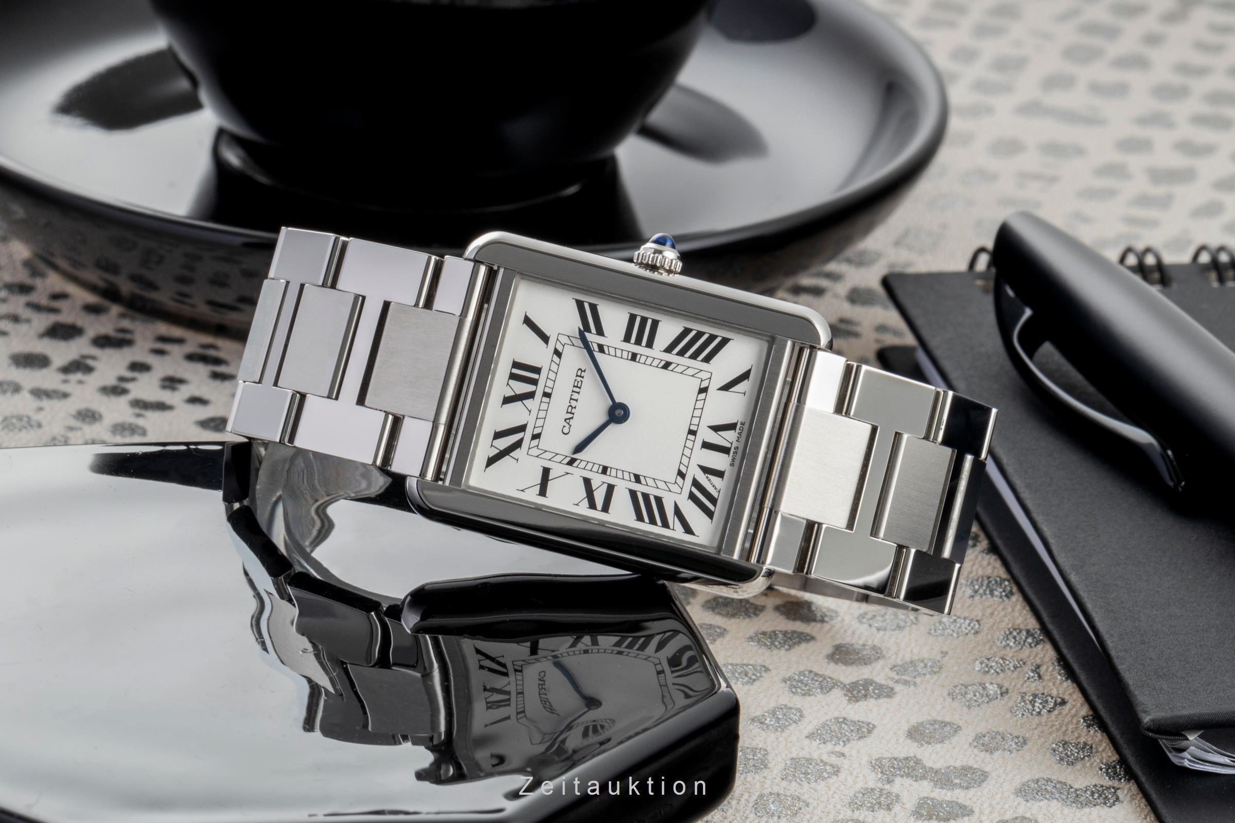 Cartier Tank acero cuarzo unisex W5200014  [2503000]