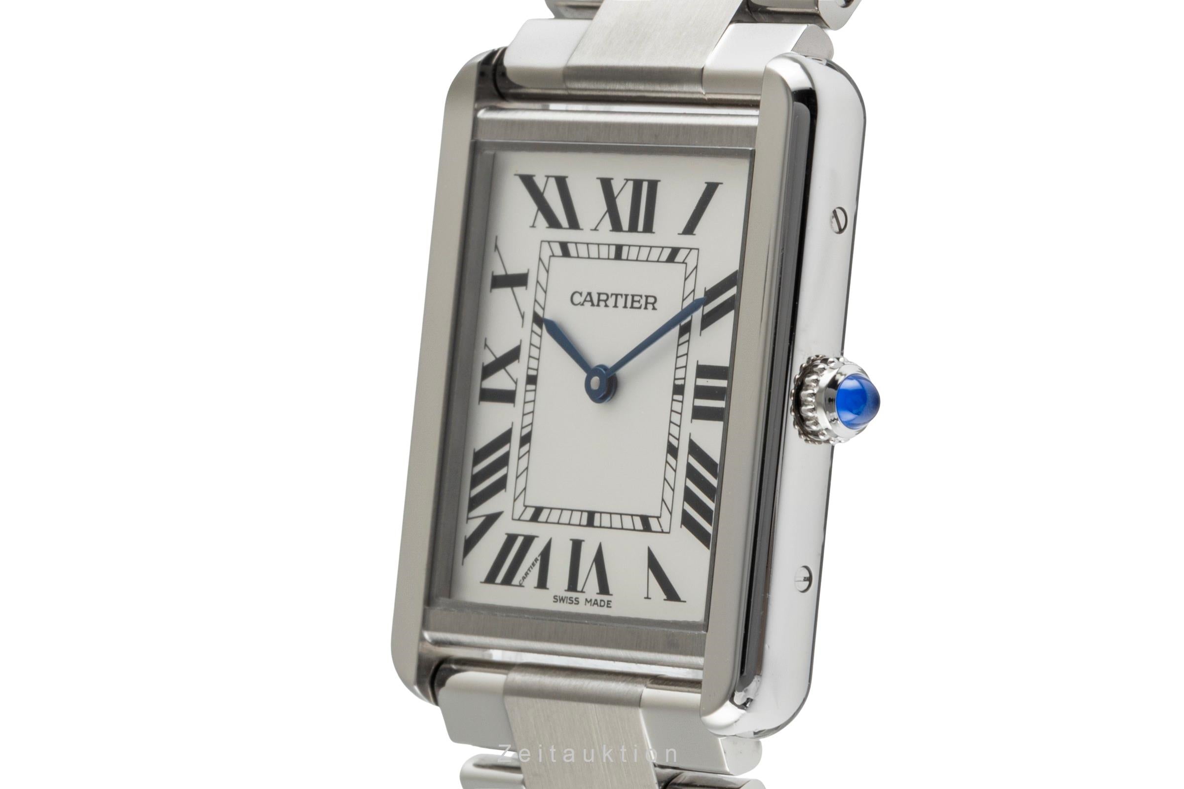 Cartier Tank acero cuarzo unisex W5200014  [2503000]