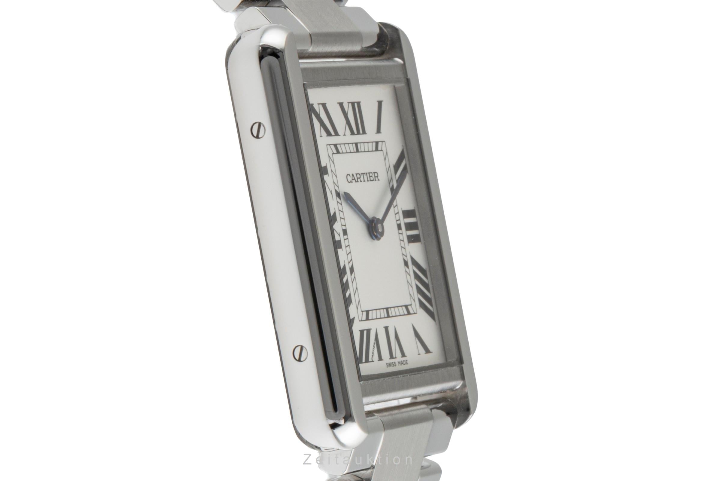 Cartier Tank acero cuarzo unisex W5200014  [2503000]