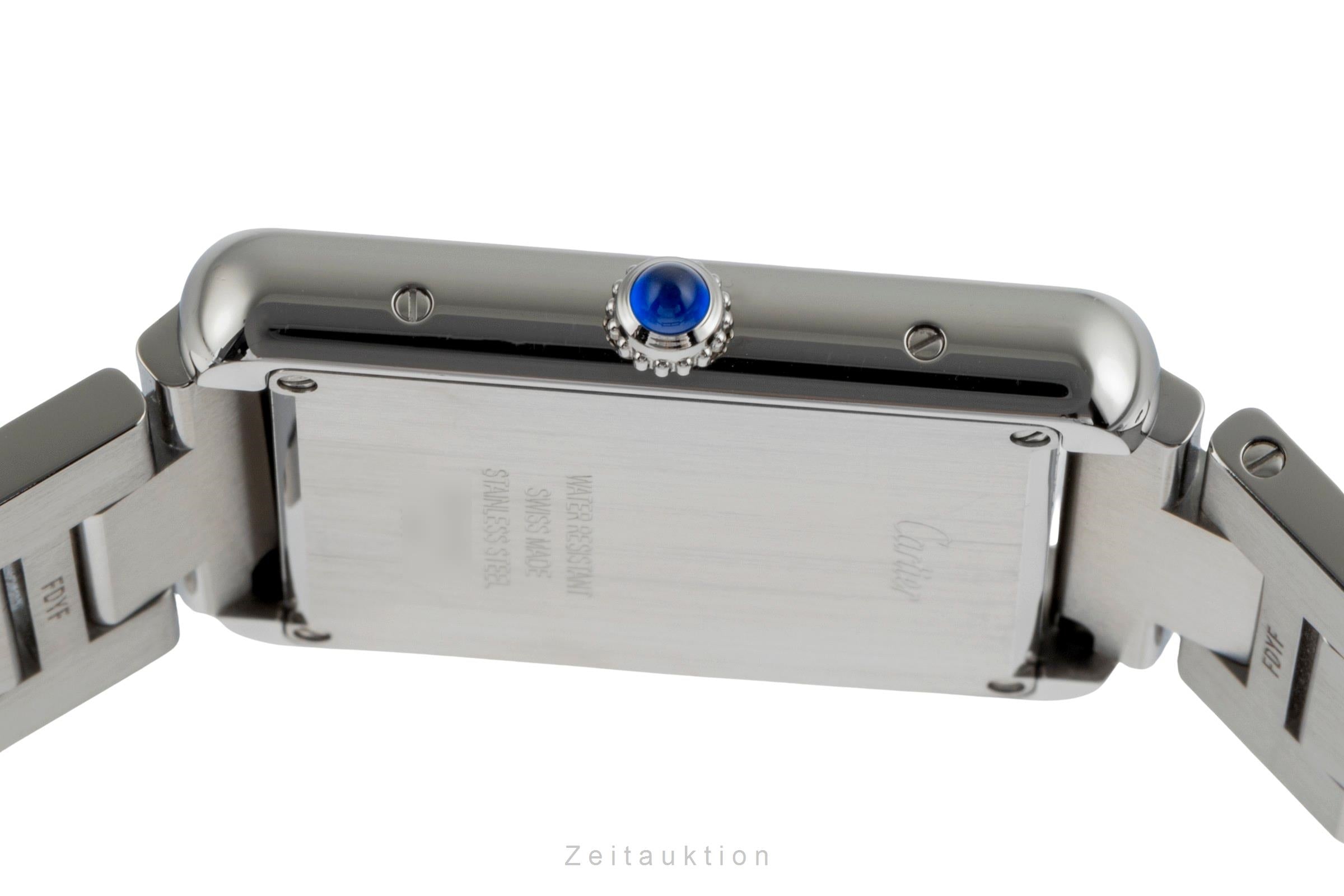 Cartier Tank acero cuarzo unisex W5200014  [2503000]