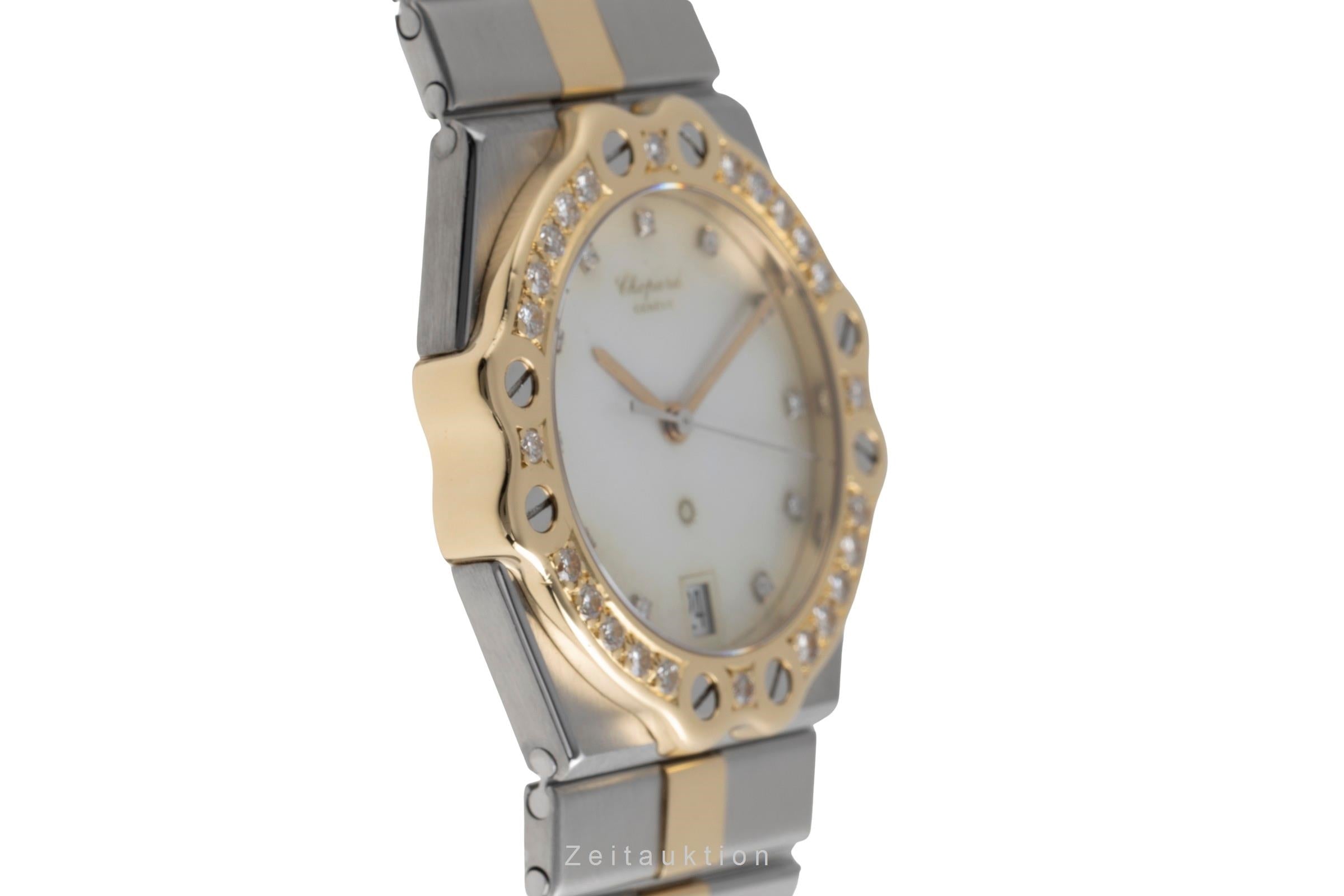 Chopard St. Moritz acciaio / oro quarzo unisex 8023 Vintage  [2503002]