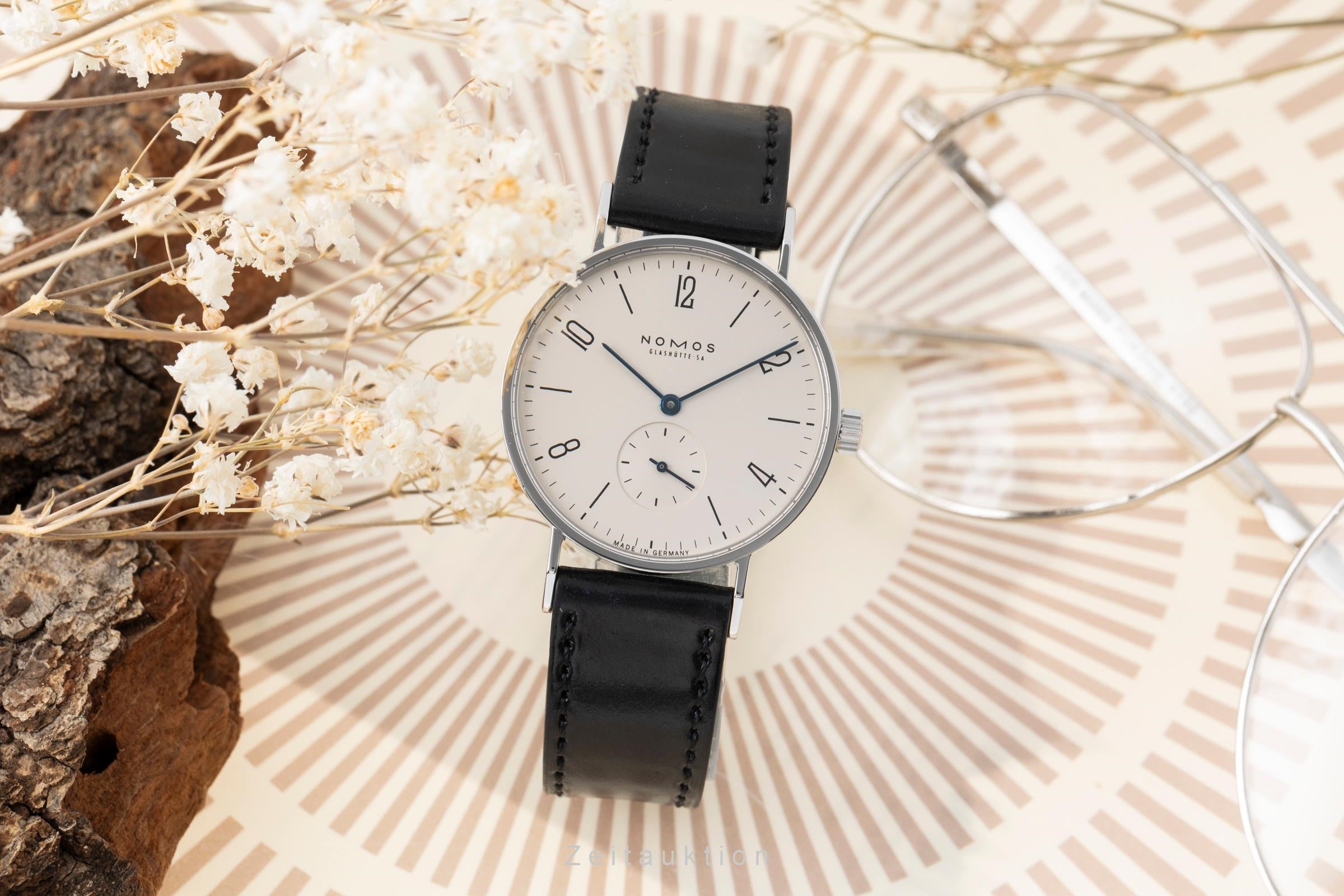 Nomos Tangente acero cuerda manual reloj para caballeros 139 Limited  [2503005]
