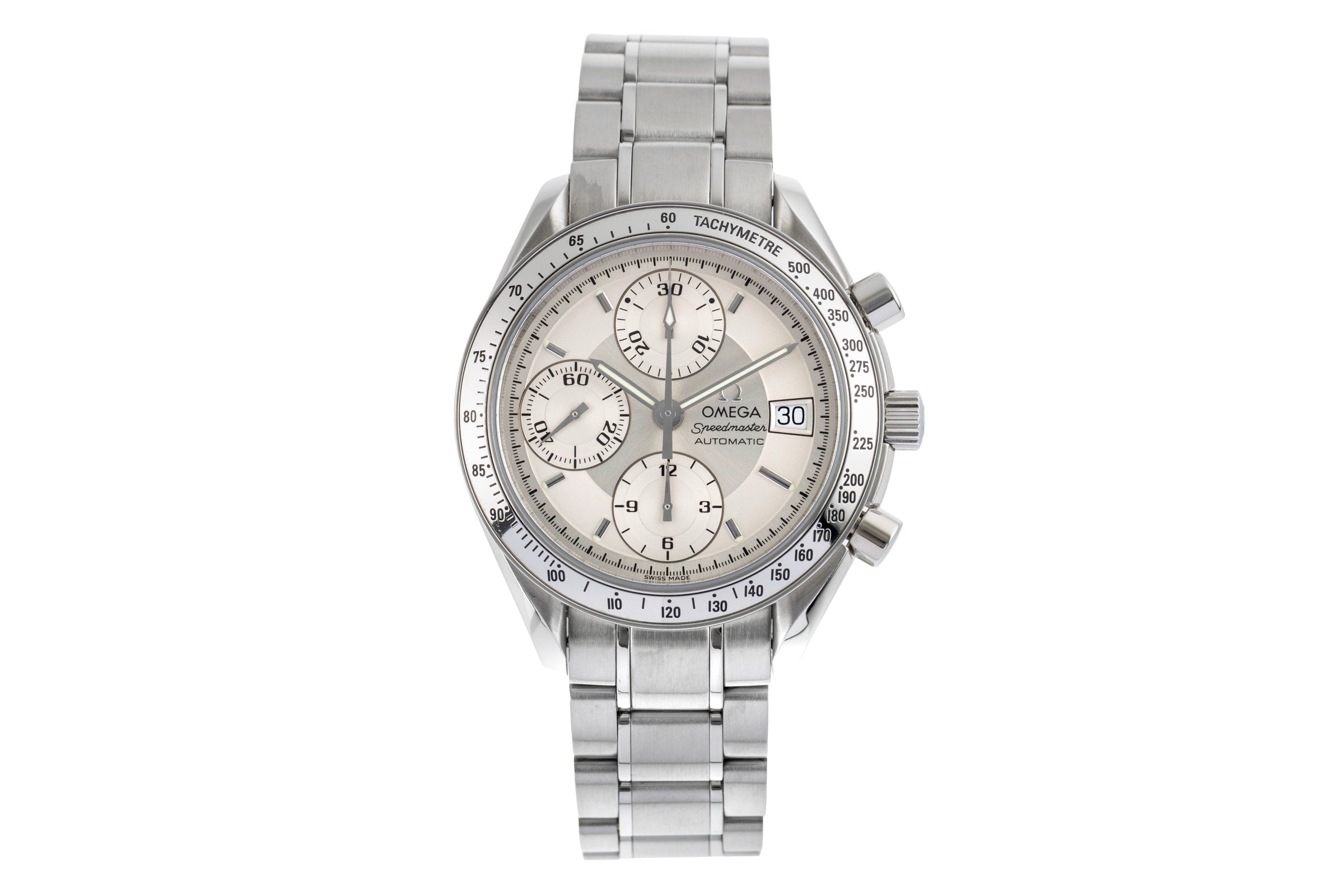 Omega Speedmaster Date chronograph steel automatic men's watch 3513.30.00 LP: 6100EUR  [2503006]