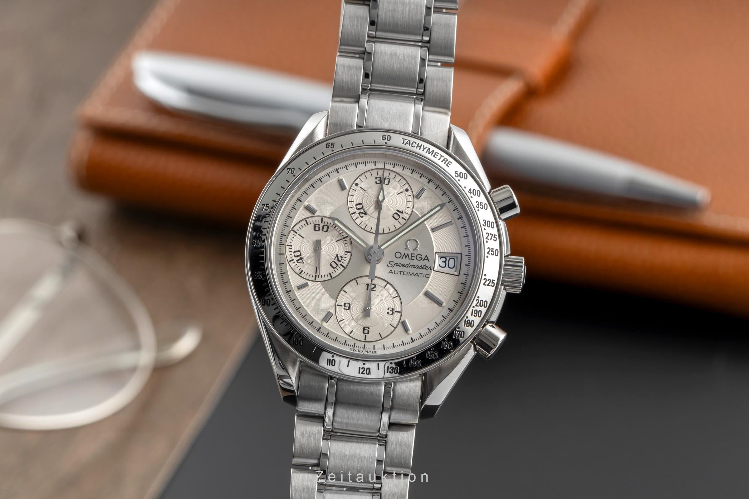 Omega Speedmaster Date chronograph steel automatic men's watch 3513.30.00 LP: 6100EUR  [2503006]