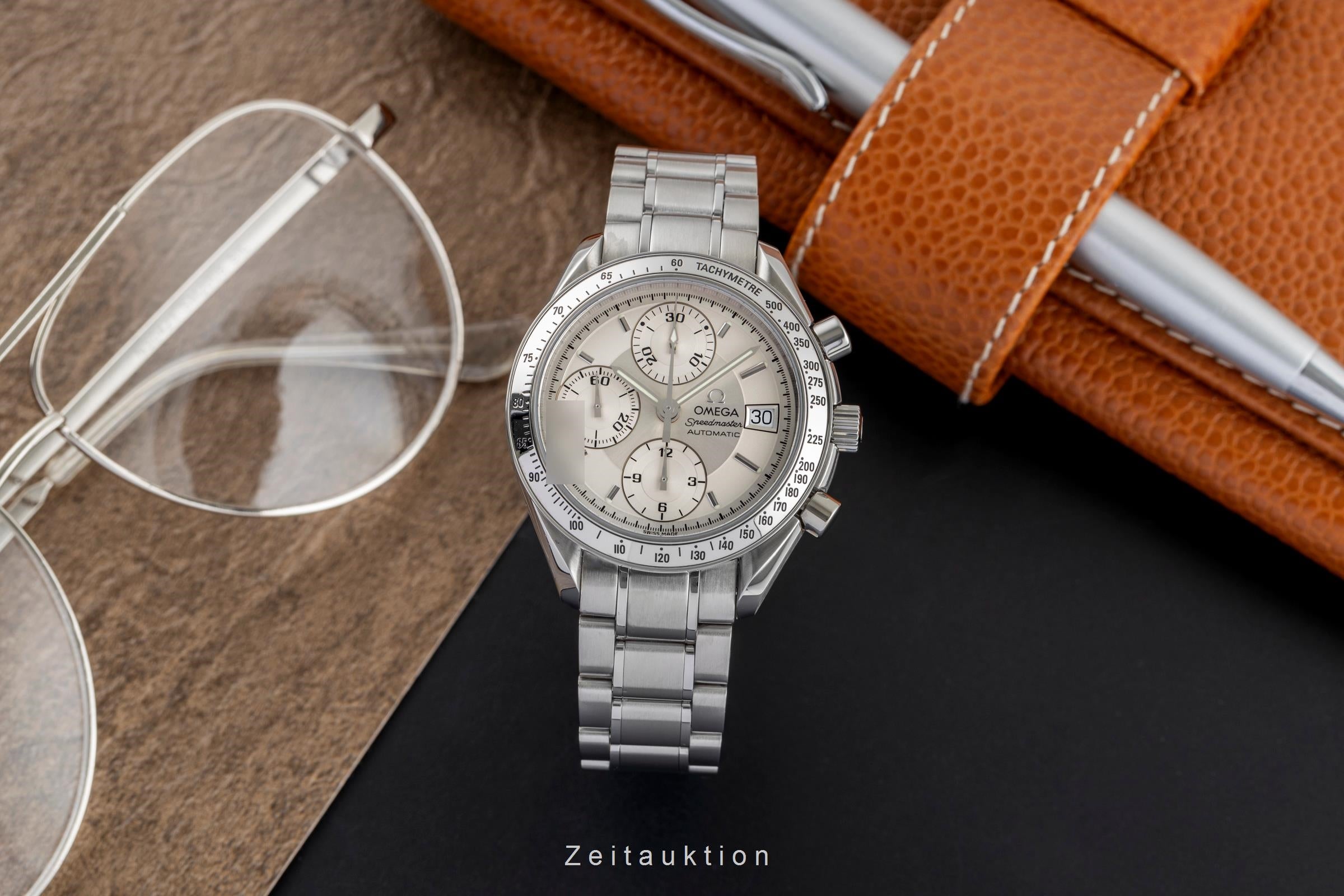 Omega Speedmaster Date chronograph steel automatic men's watch 3513.30.00 LP: 6100EUR  [2503006]