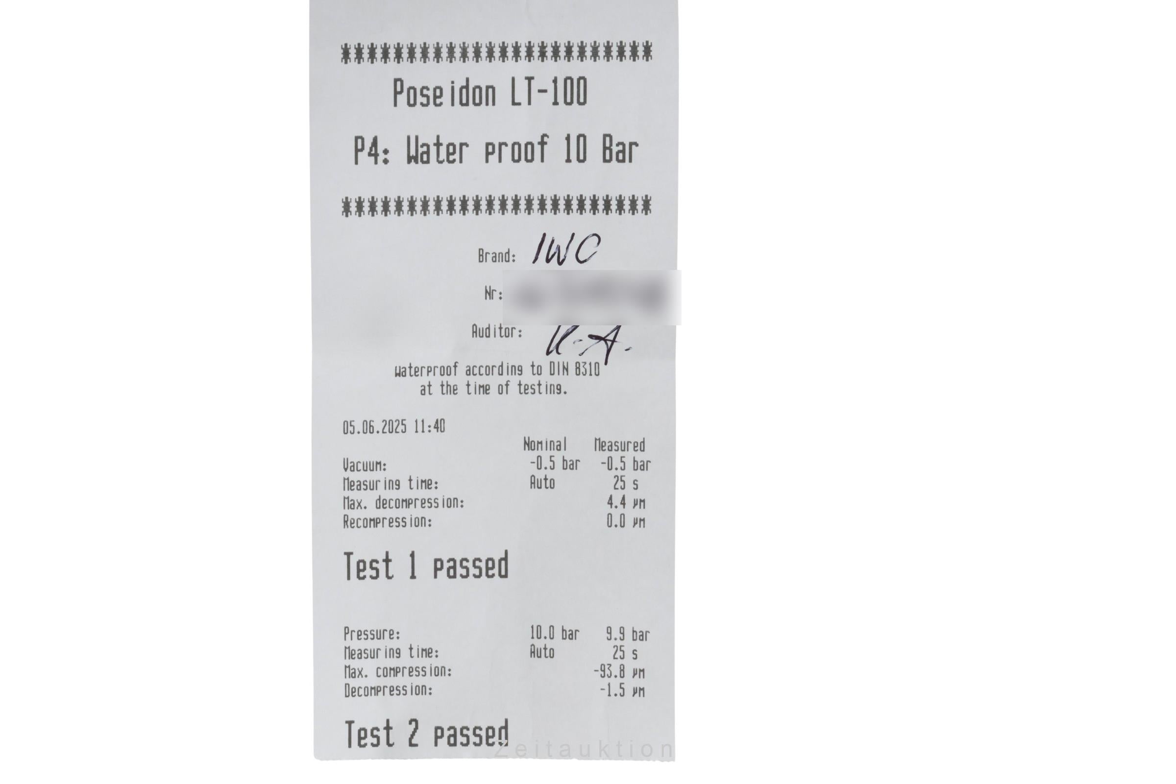 IWC Pilot Mark XX Edelstahl Automatik Green Dial Herrenuhr Ref IW328206 B&P 2024 [2503007]