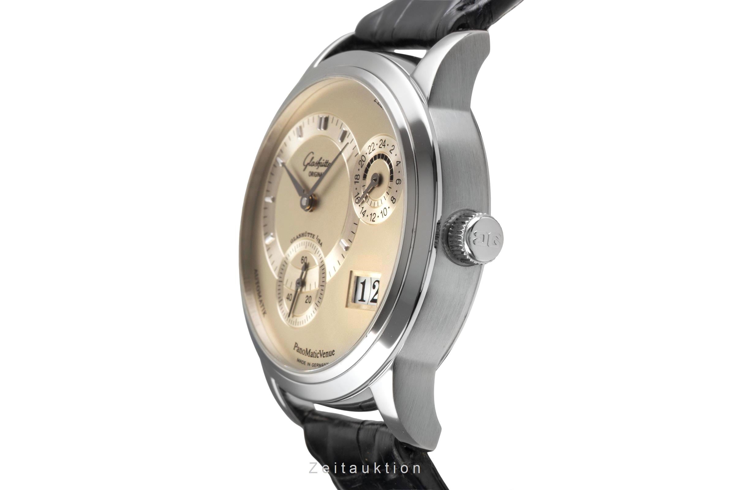Glashütte PanoMaticVenue acier automatique montre pour hommes 1-90-04-02-02-04  [2503012]
