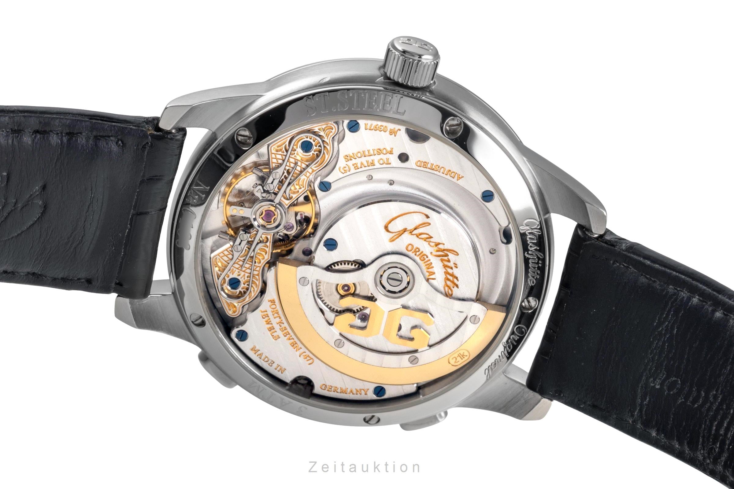 Glashütte PanoMaticVenue acier automatique montre pour hommes 1-90-04-02-02-04  [2503012]