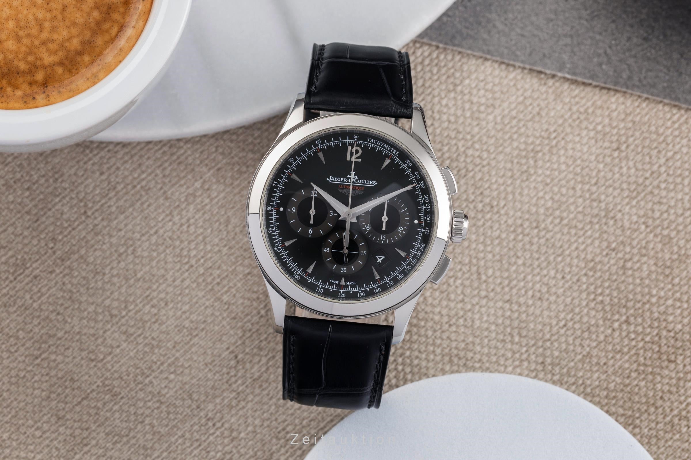 Jaeger LeCoultre Master Chronograph chronograph steel automatic men's watch Q153847N 174.8.C1  [2503015]