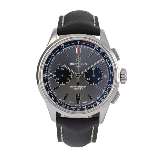 Breitling Premier chronograph steel automatic men's watch AB0118221B1X1 LP: 8450EUR  [2503018]