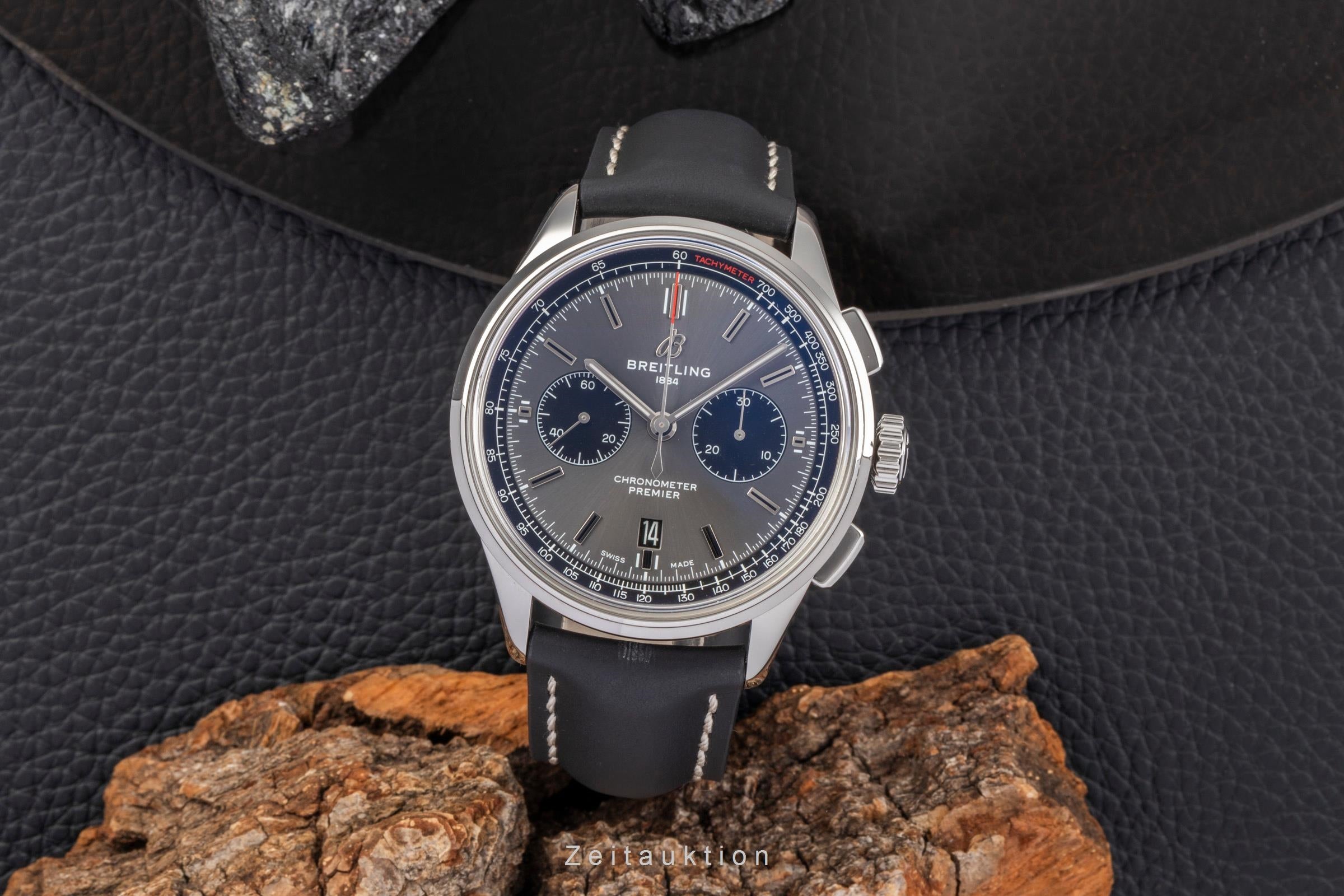 Breitling Premier chronograph steel automatic men's watch AB0118221B1X1 LP: 8450EUR  [2503018]