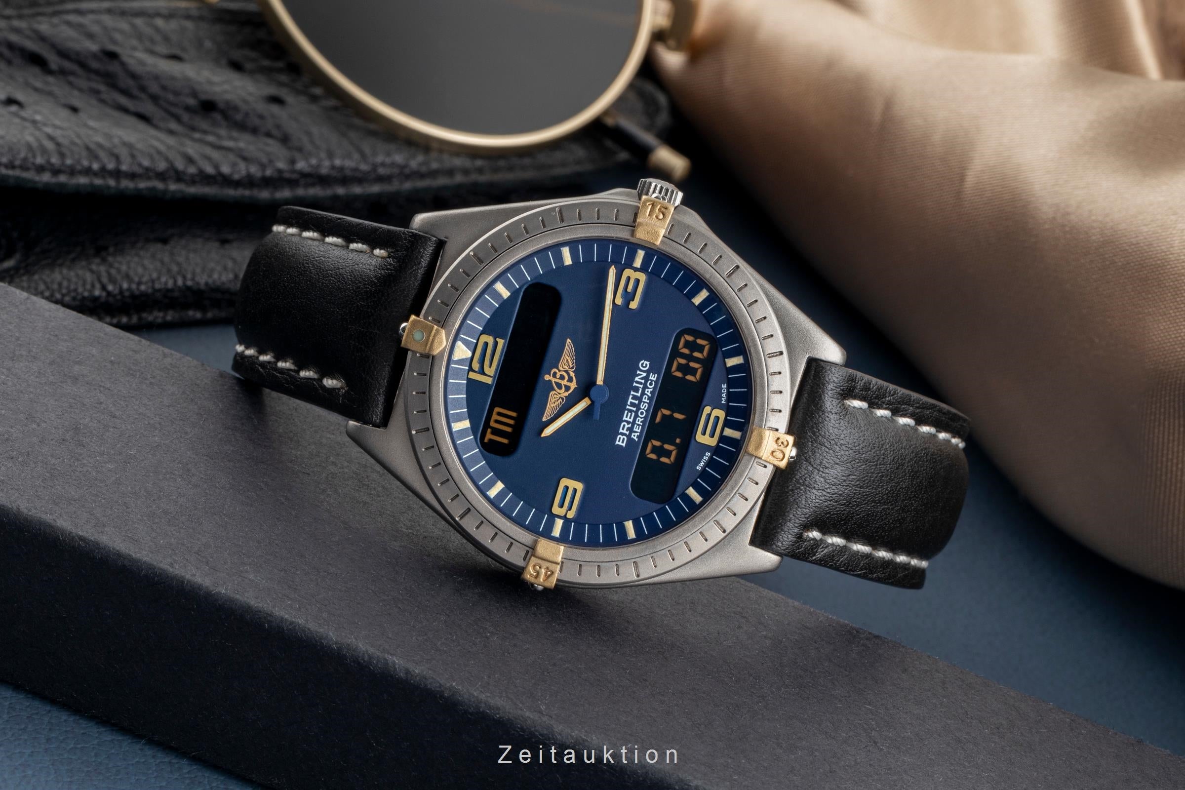 Breitling Aerospace titanium / gold quartz Kal. B56 Ref. F56059L