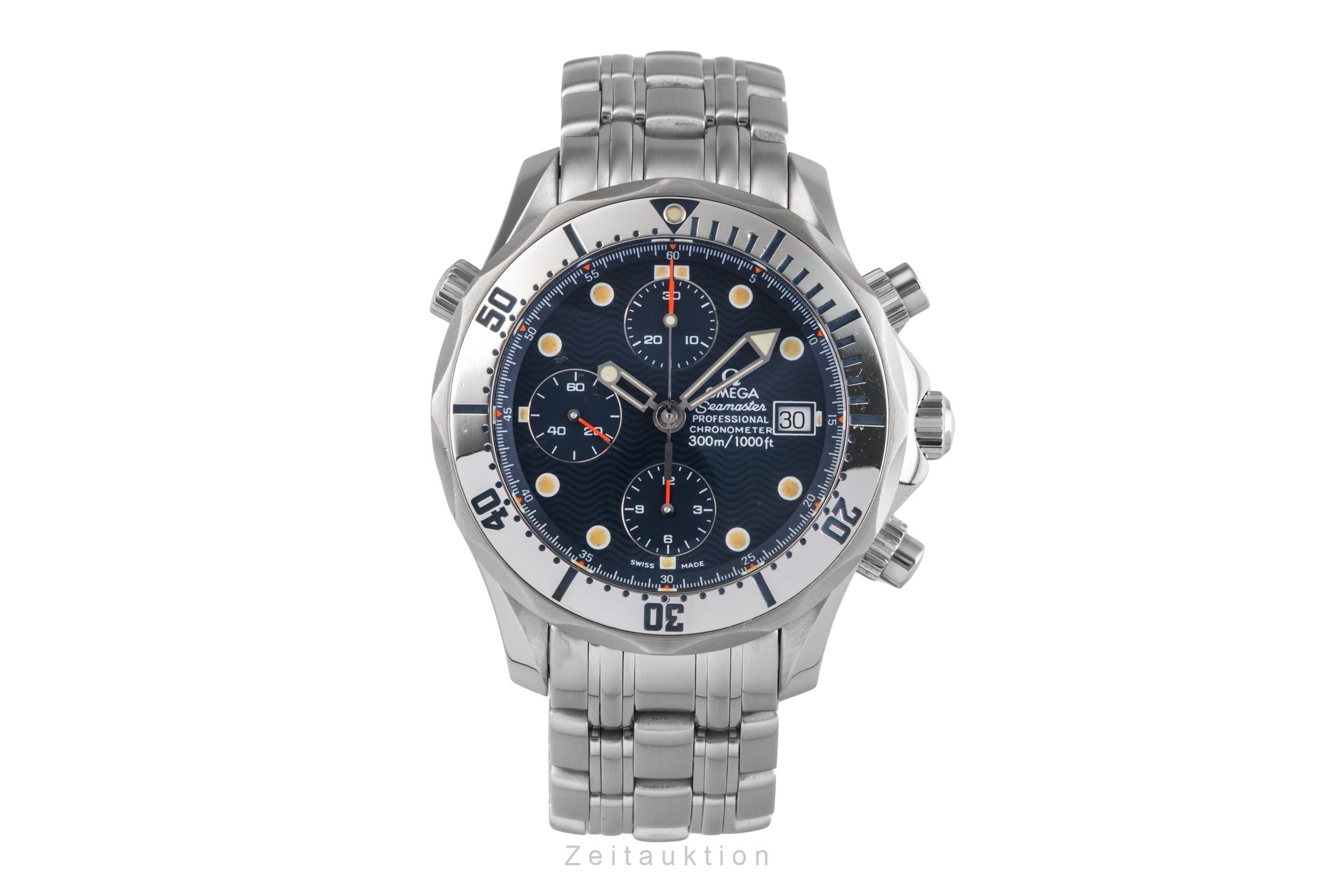 Omega Seamaster chronograph steel automatic men's watch 2598.80.00  [2503020]