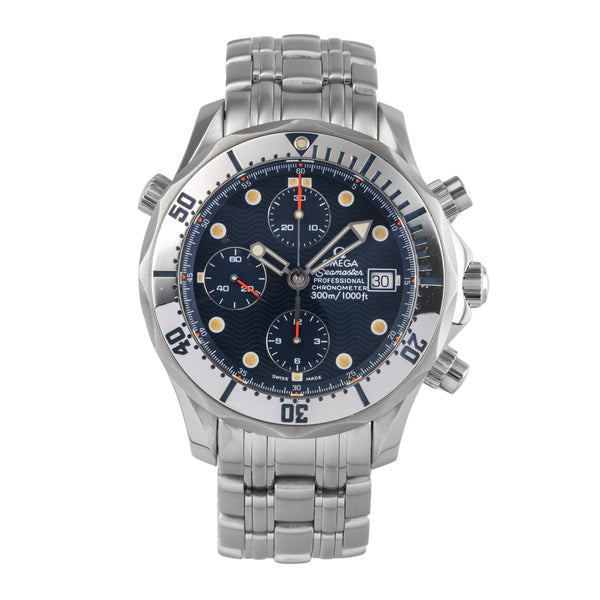 Omega Seamaster chronograph steel automatic men's watch 2598.80.00  [2503020]