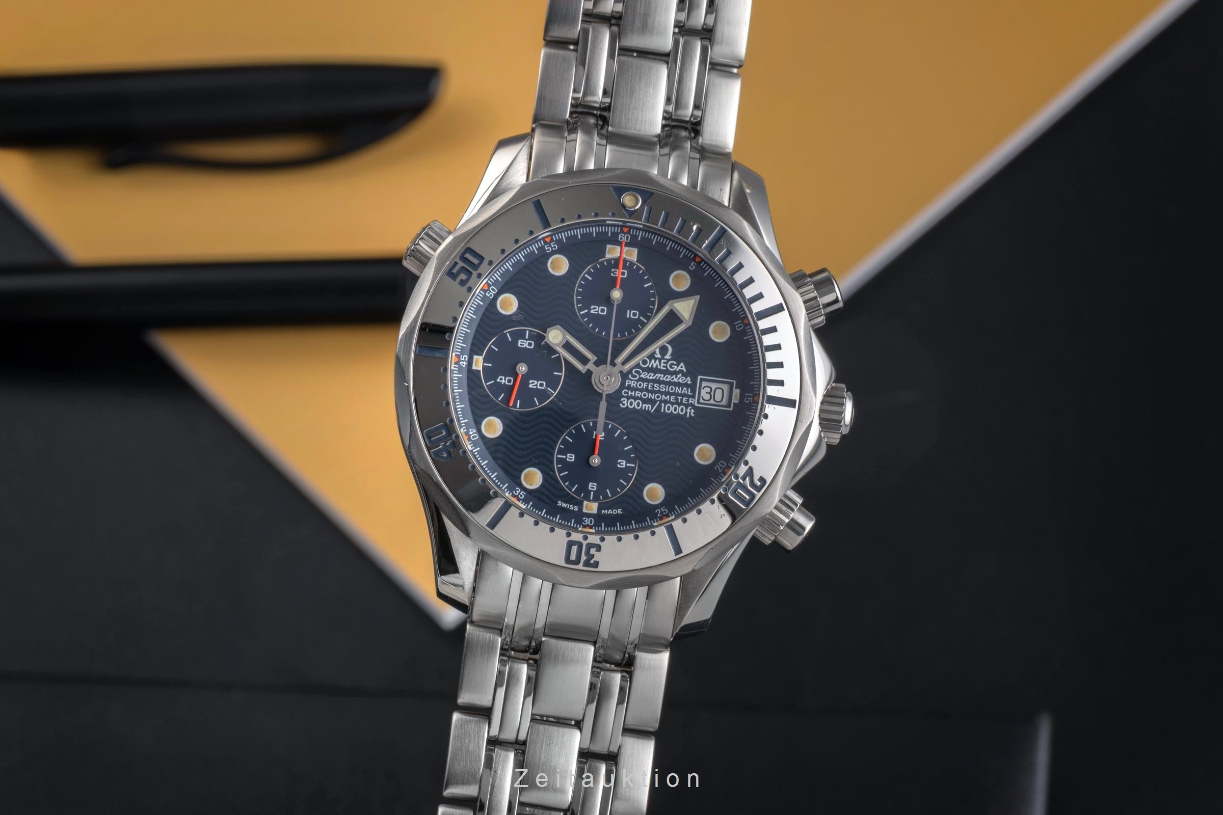 Omega Seamaster chronograph steel automatic men's watch 2598.80.00  [2503020]
