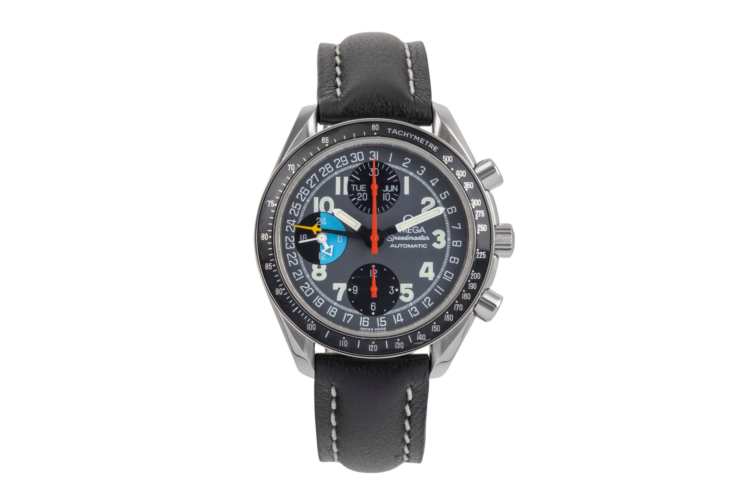 Omega Speedmaster Date chronograph steel automatic men's watch 3520.53.00  [2503023]