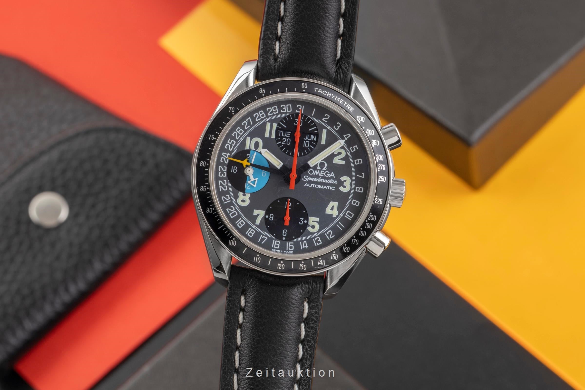 Omega Speedmaster Date chronographe acier automatique montre pour hommes 3520.53.00  [2503023]