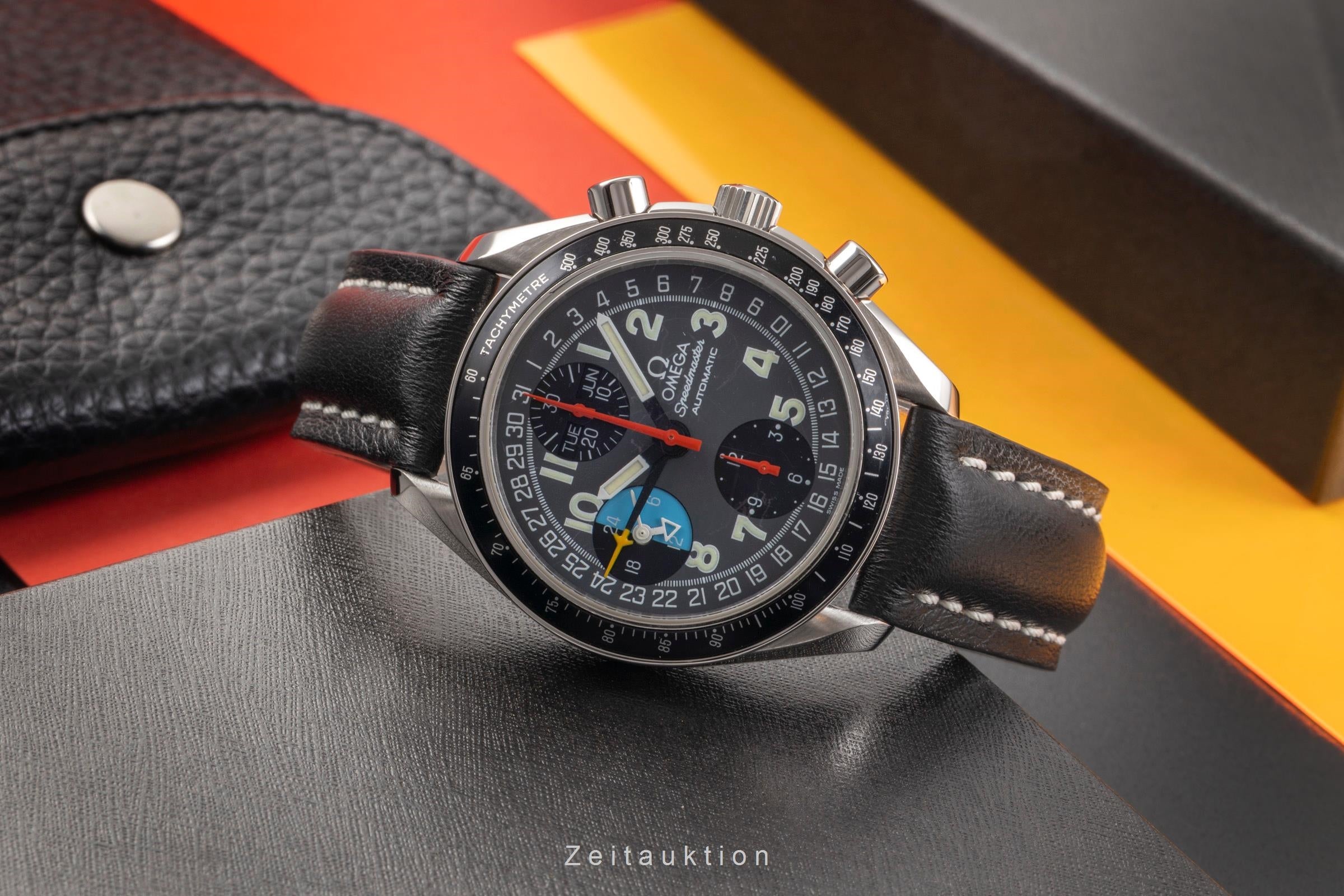 Omega Speedmaster Date chronographe acier automatique montre pour hommes 3520.53.00  [2503023]