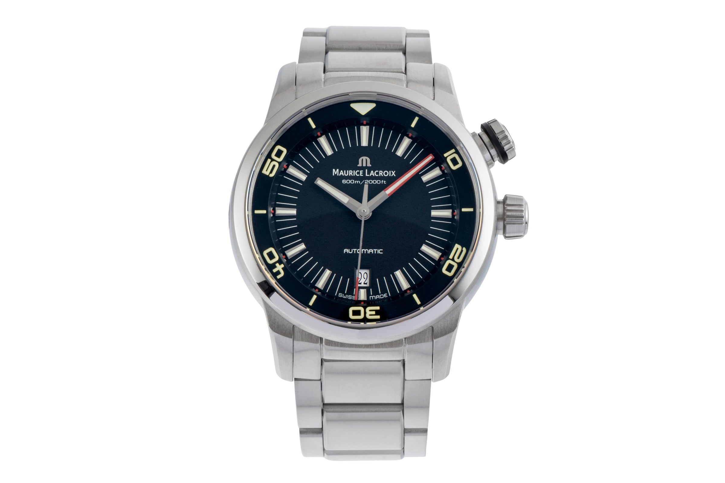 Maurice Lacroix Pontos steel automatic Kal. ML115 Ref. PT6248