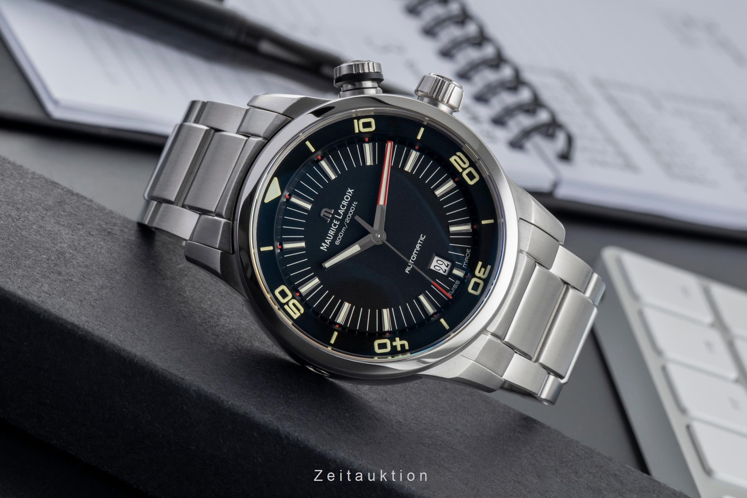 Maurice Lacroix Pontos acciaio automatismo orologio da uomo PT6248-55002-330	  [2503024]