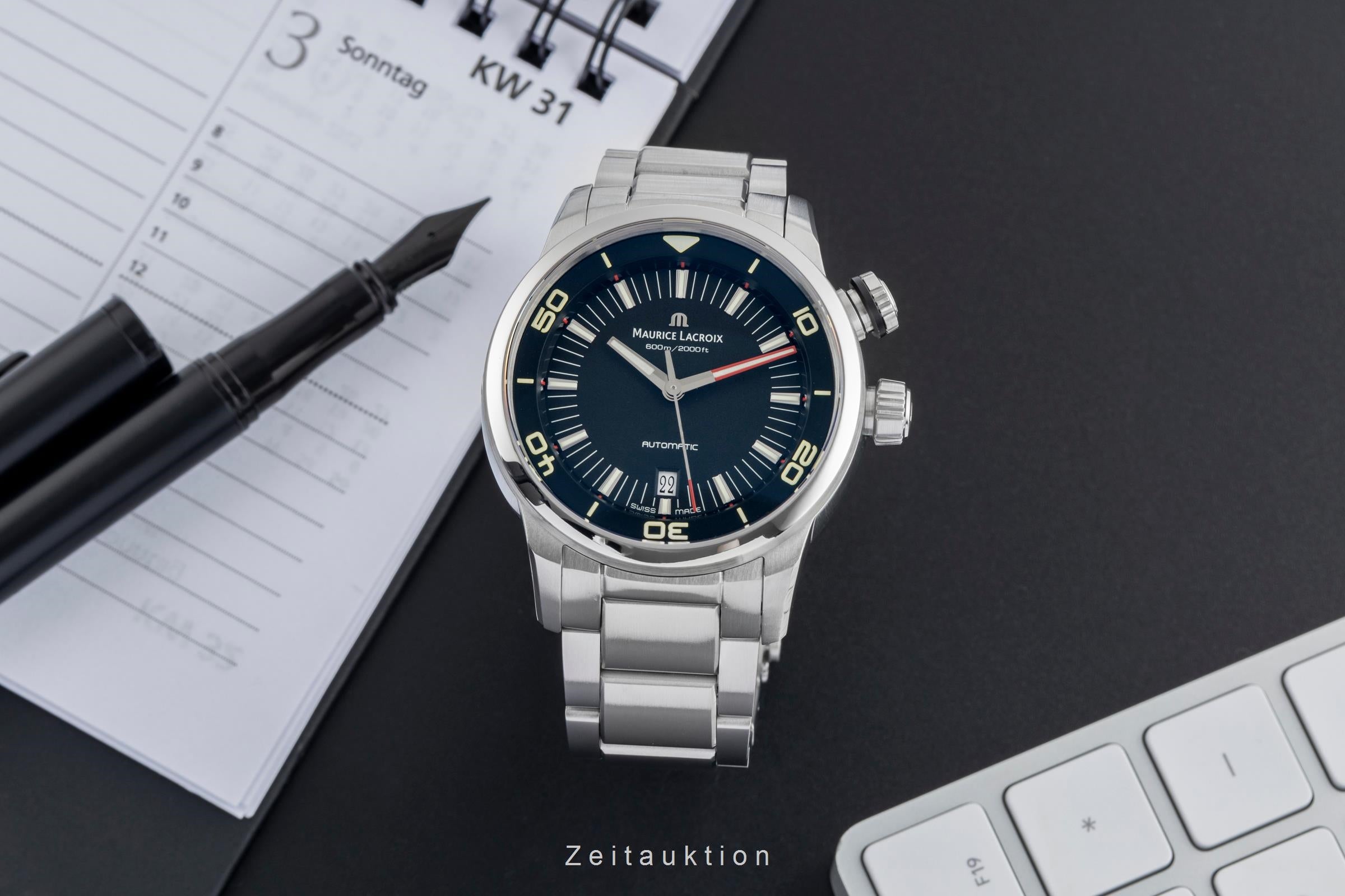 Maurice Lacroix Pontos steel automatic Kal. ML115 Ref. PT6248