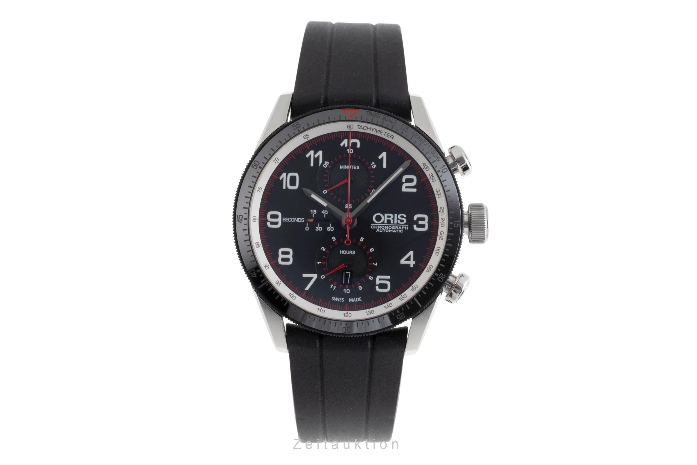 Oris Chronograph chronographe acier automatique montre pour hommes 01 774 7661 4484-Set Limited  [2503029]