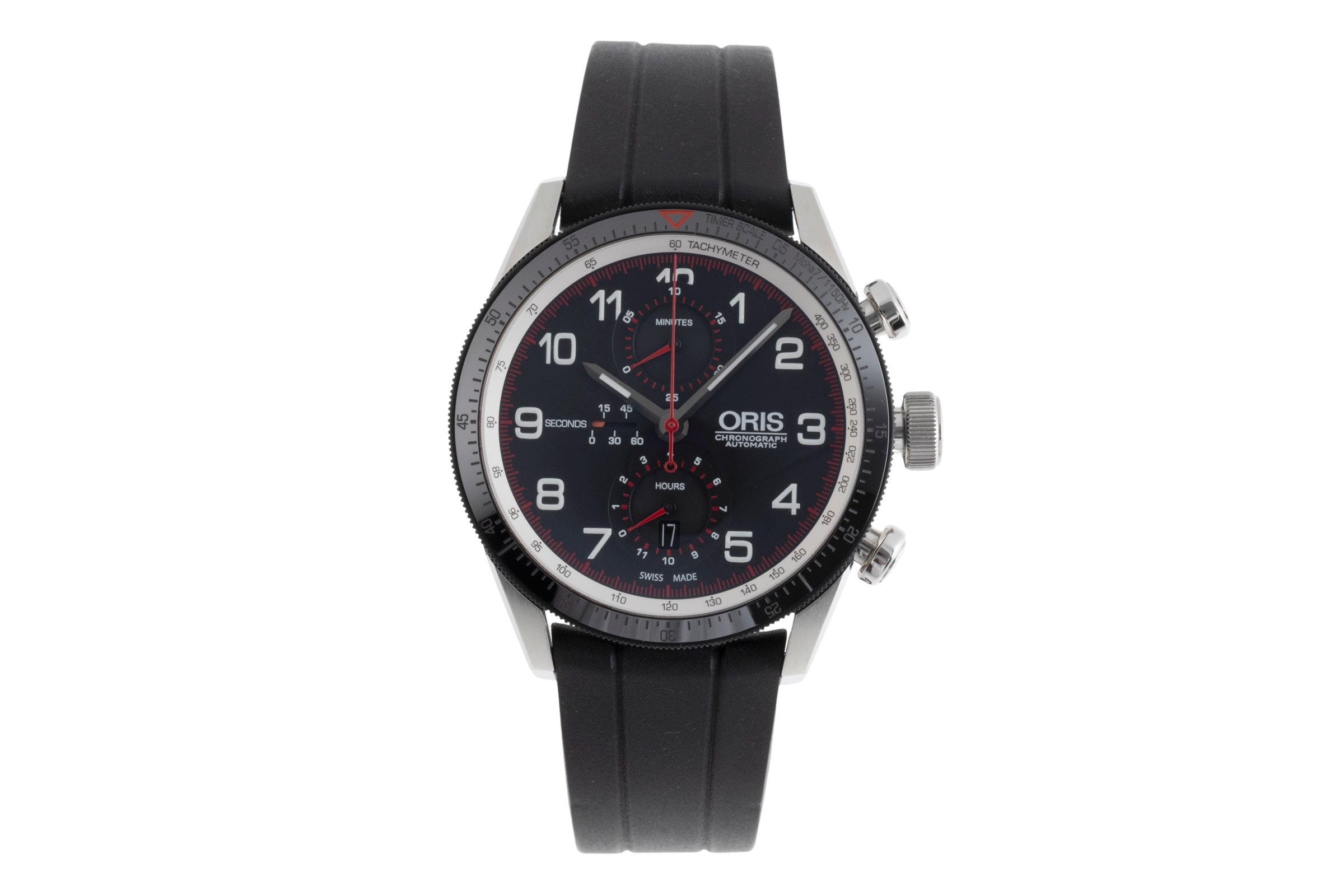 Oris Chronograph steel automatic Kal. 674 Ref. 01 774 7661 4484