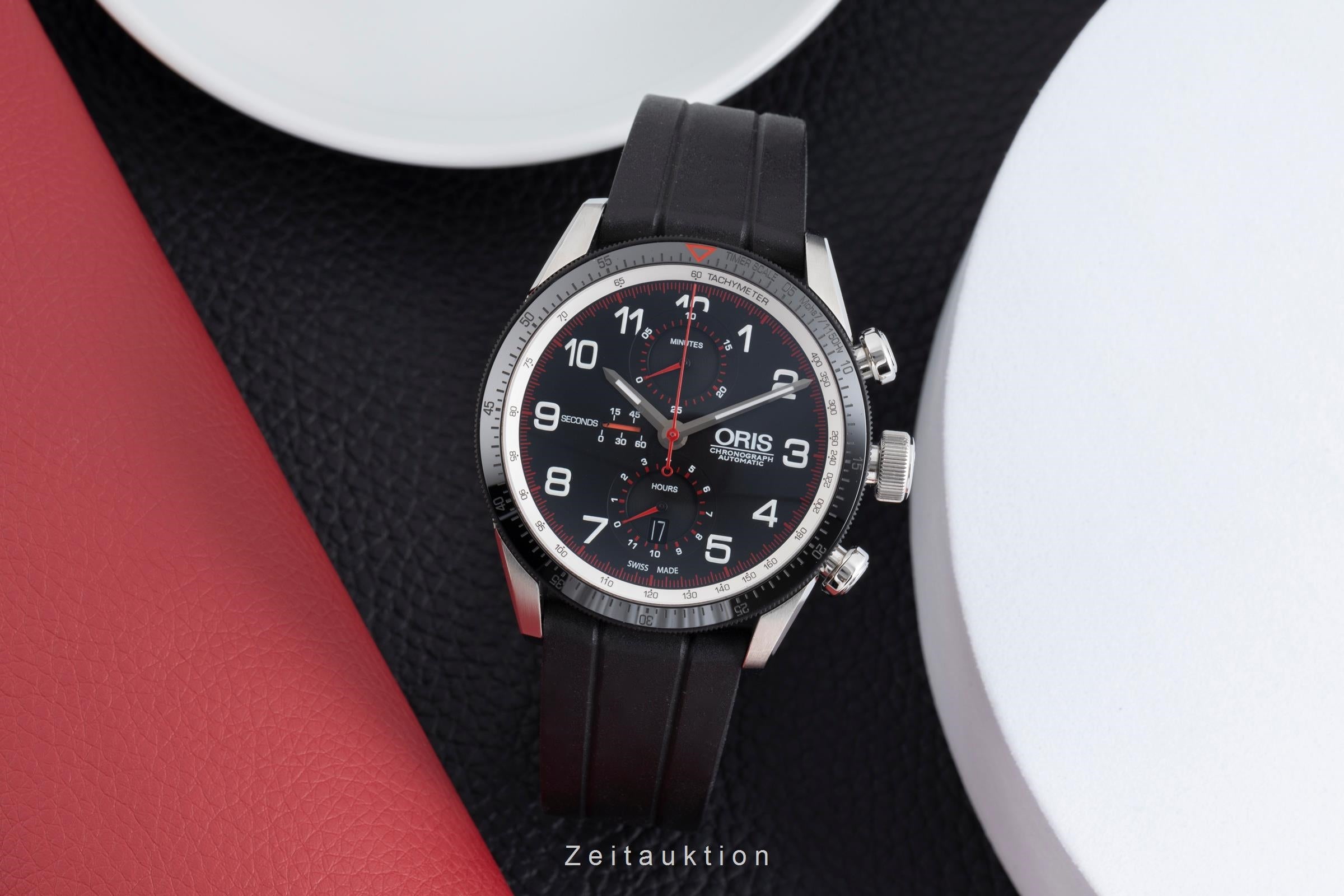 Oris Chronograph chronographe acier automatique montre pour hommes 01 774 7661 4484-Set Limited  [2503029]