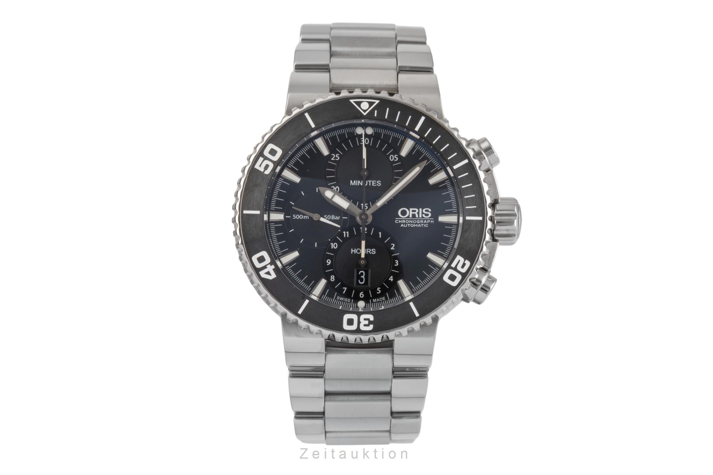 Oris Chronograph chronographe acier automatique montre pour hommes 01 774 7655 4154-07 4 26 34EB  [2503030]
