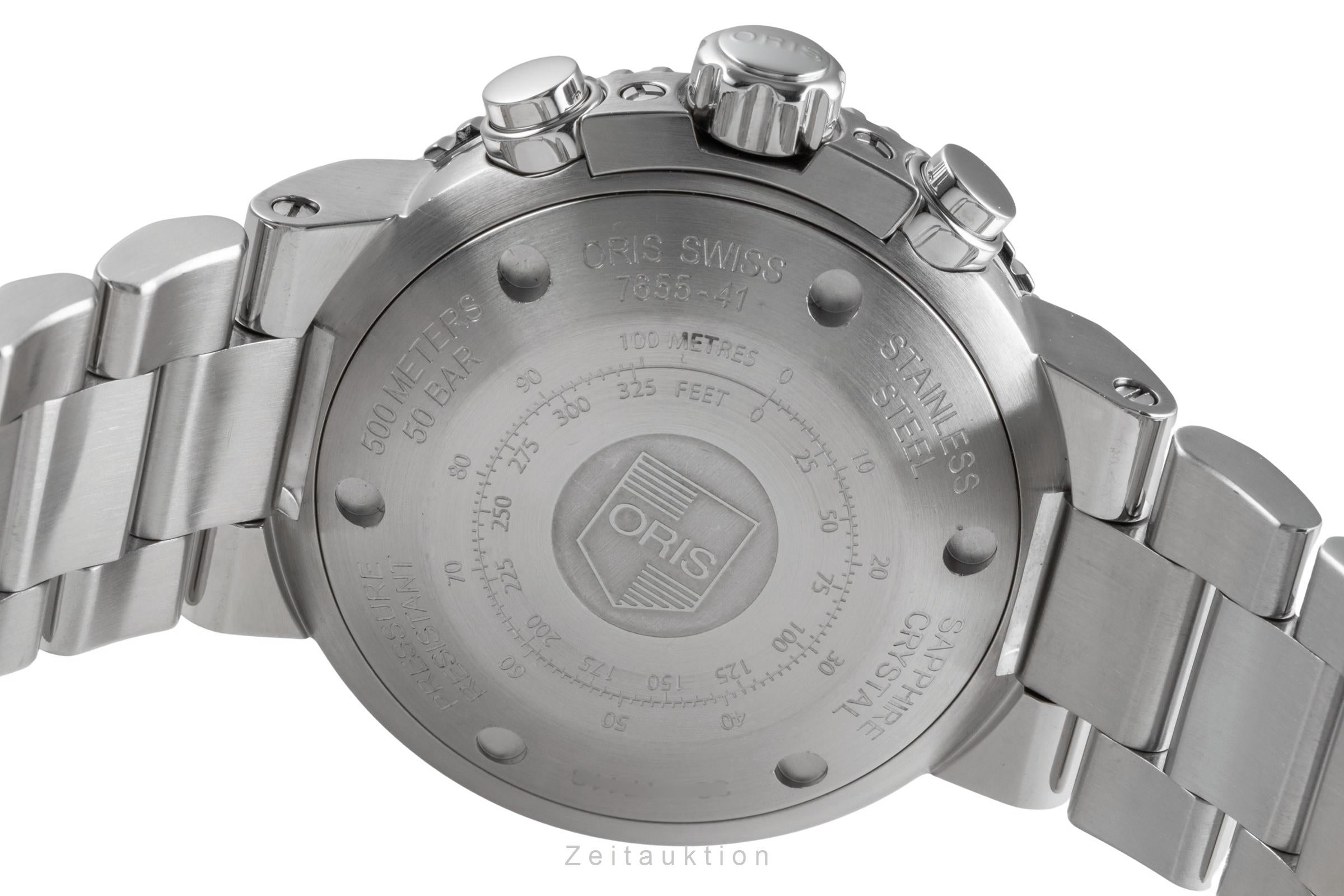 Oris Chronograph chronographe acier automatique montre pour hommes 01 774 7655 4154-07 4 26 34EB  [2503030]