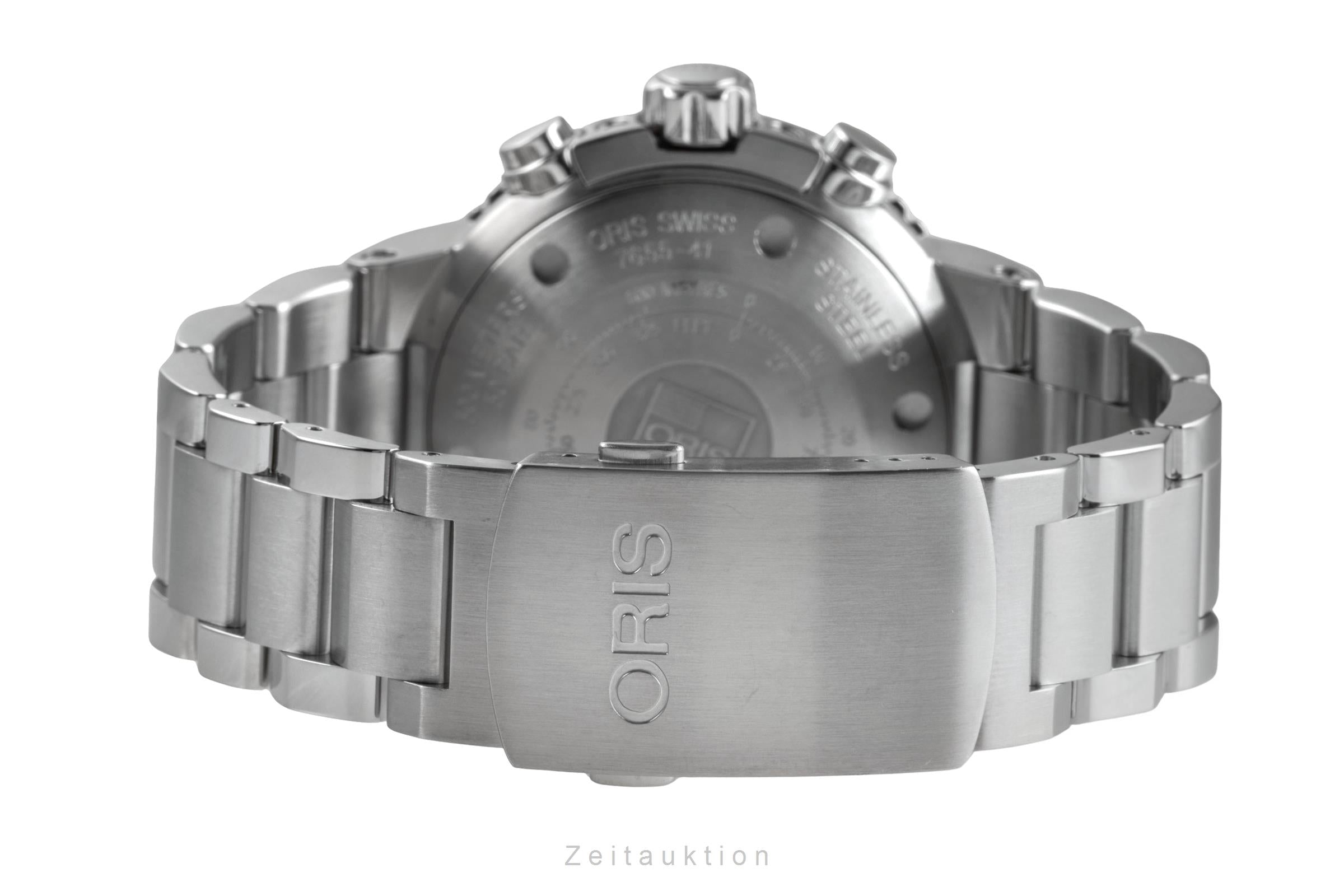 Oris Chronograph chronographe acier automatique montre pour hommes 01 774 7655 4154-07 4 26 34EB  [2503030]