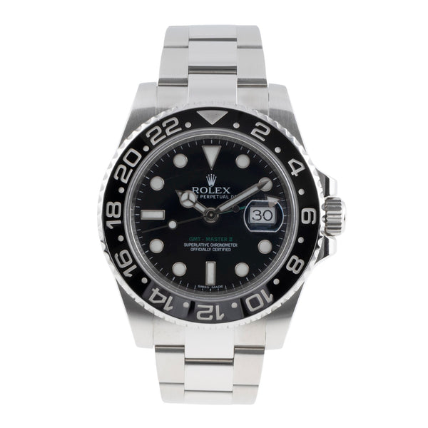 Rolex GMT-Master II acciaio automatismo orologio da uomo 116710LN  [2503037]
